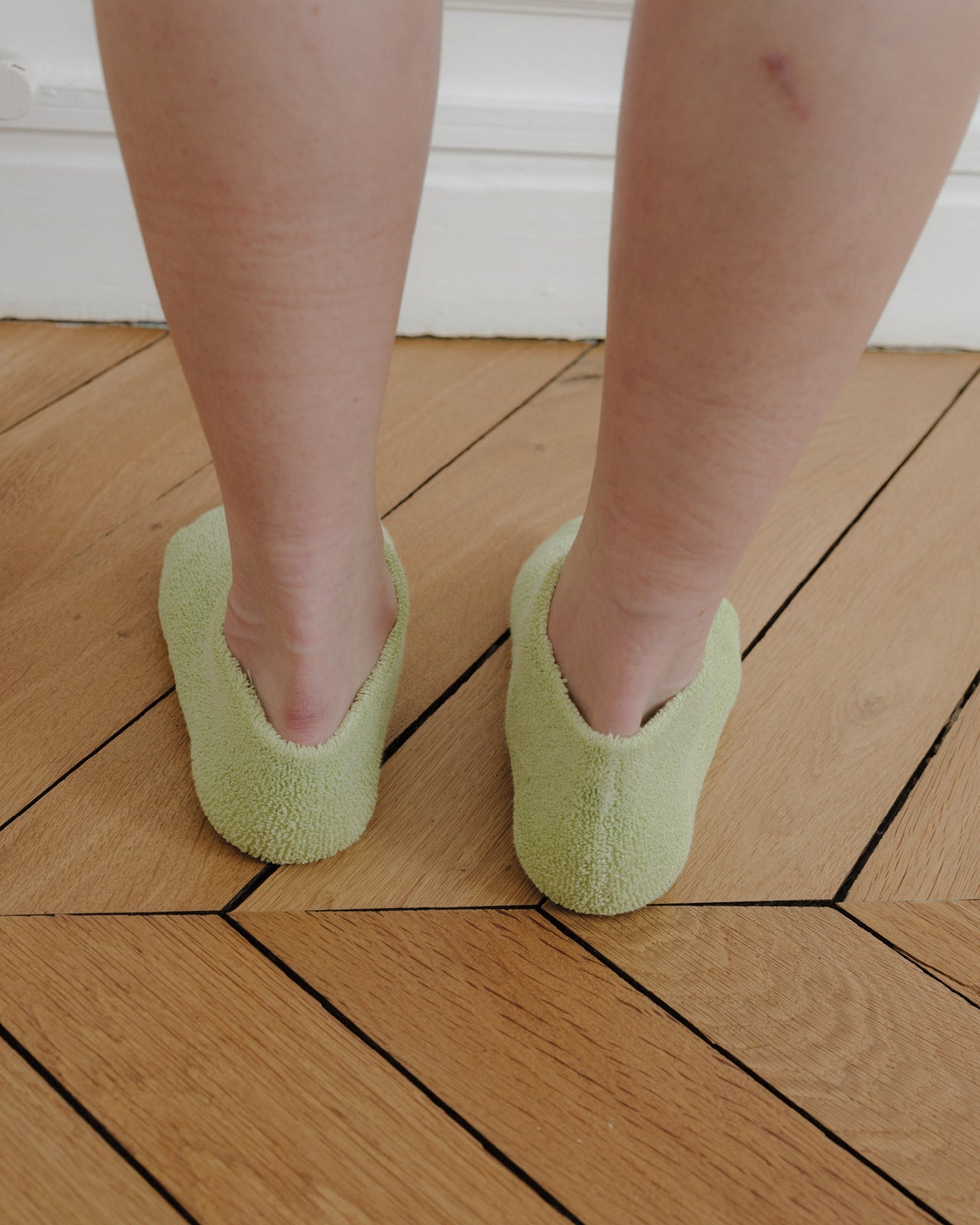 Buckle Ankle Socks - Longstaple Cotton - Lima