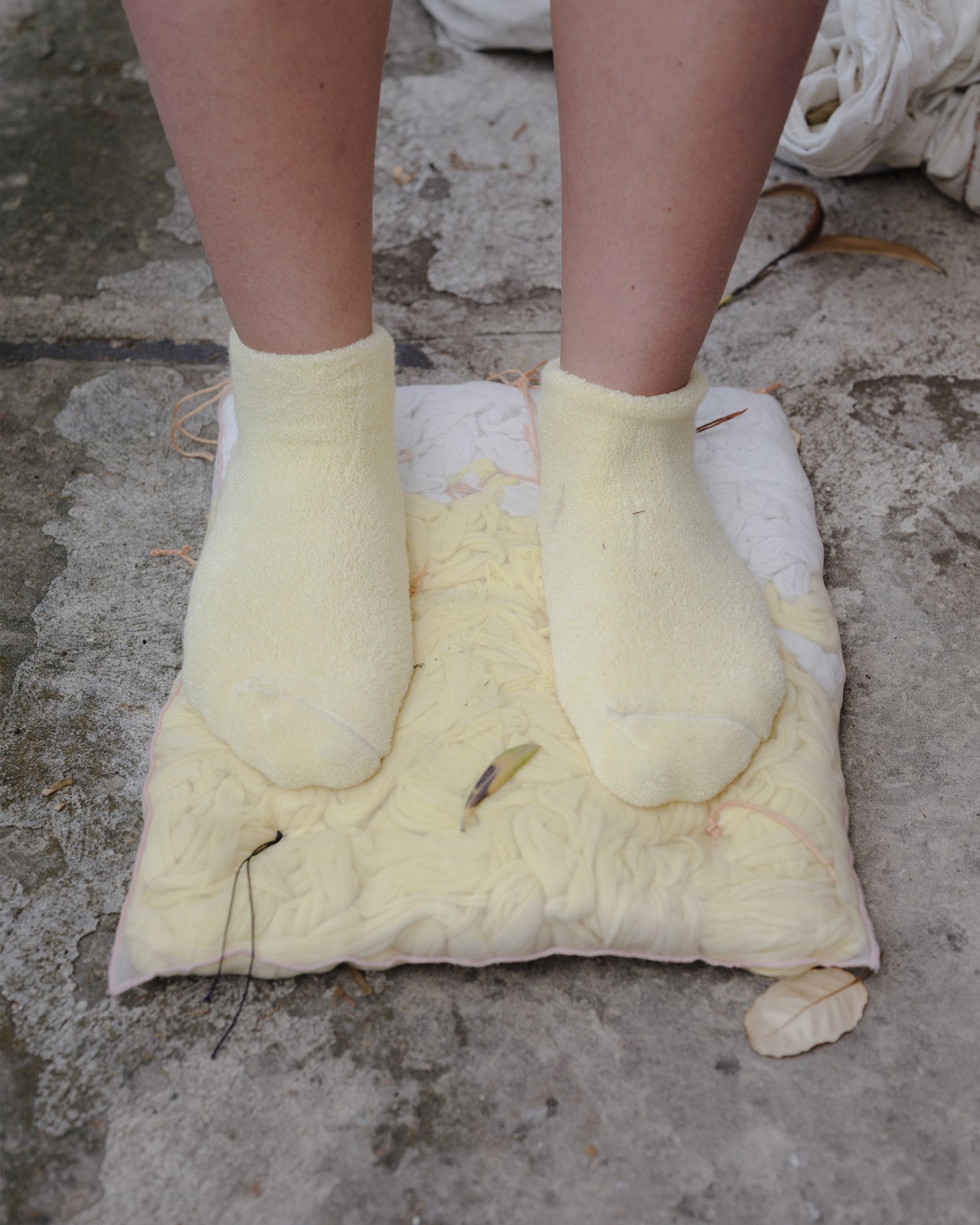 Buckle Ankle Socks - Longstaple Cotton - Mimosa