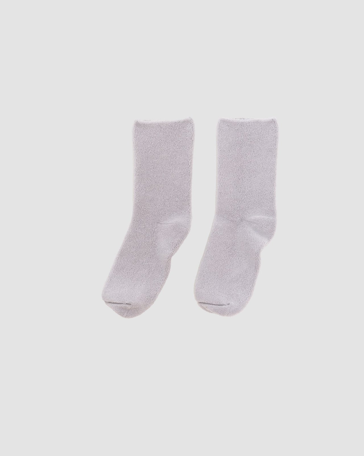 Buckle Overankle Socks - Longstaple Cotton - Grey