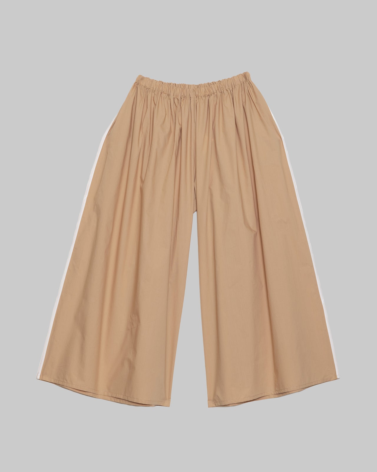 Cable Pants - Organic Cotton Poplin - Marble Brown