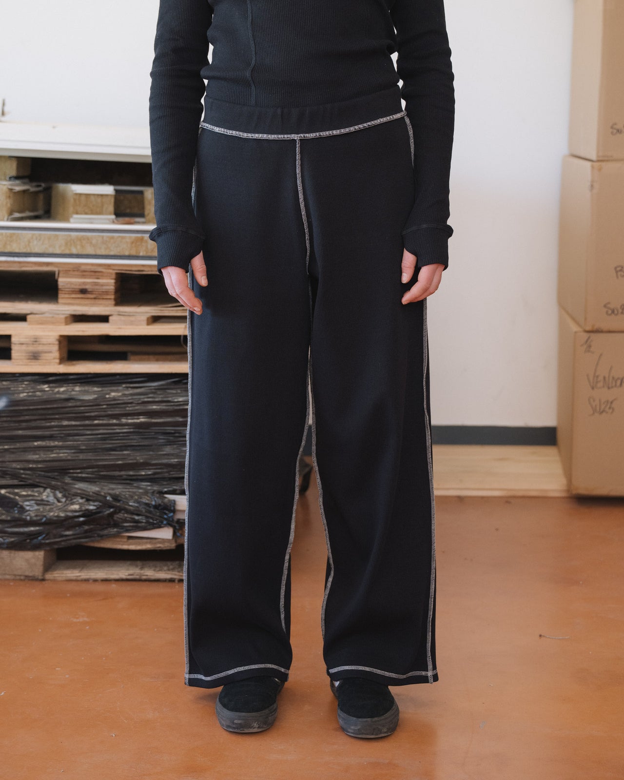 Camer Pants - Organic Cotton - Black