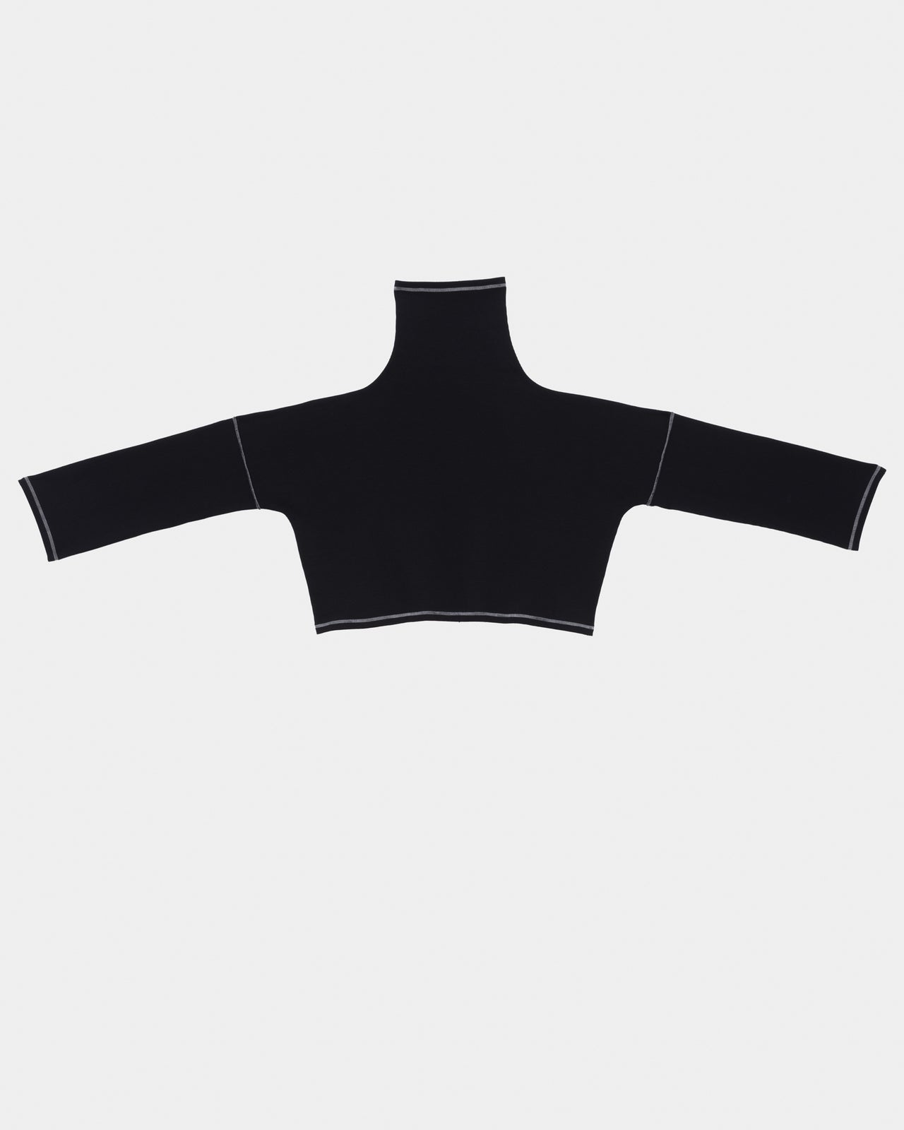 Camer Turtleneck - Organic Cotton Rib - Black
