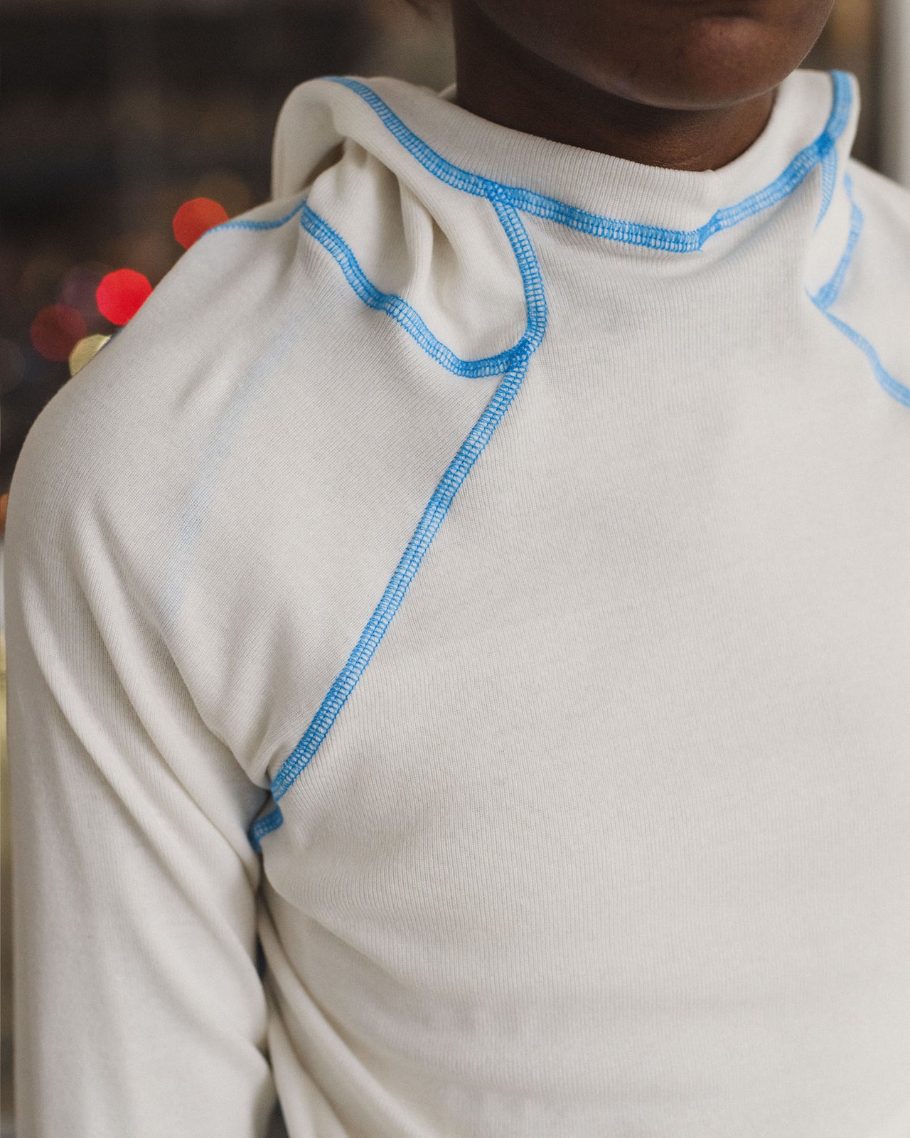 Cast Hoodie - Recycled Cotton - Undyed / Blue