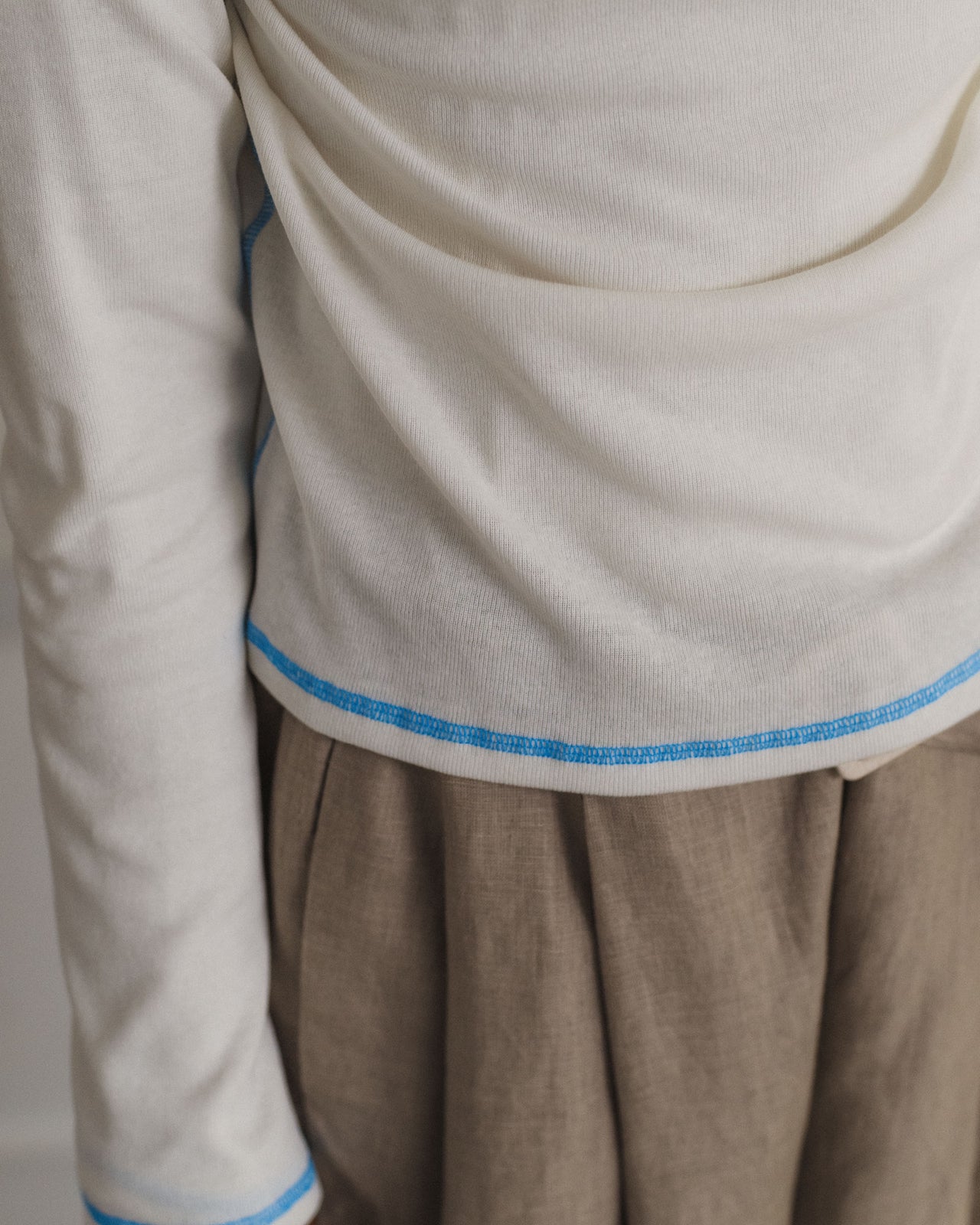 Cast Hoodie - Recycled Cotton - Undyed / Blue
