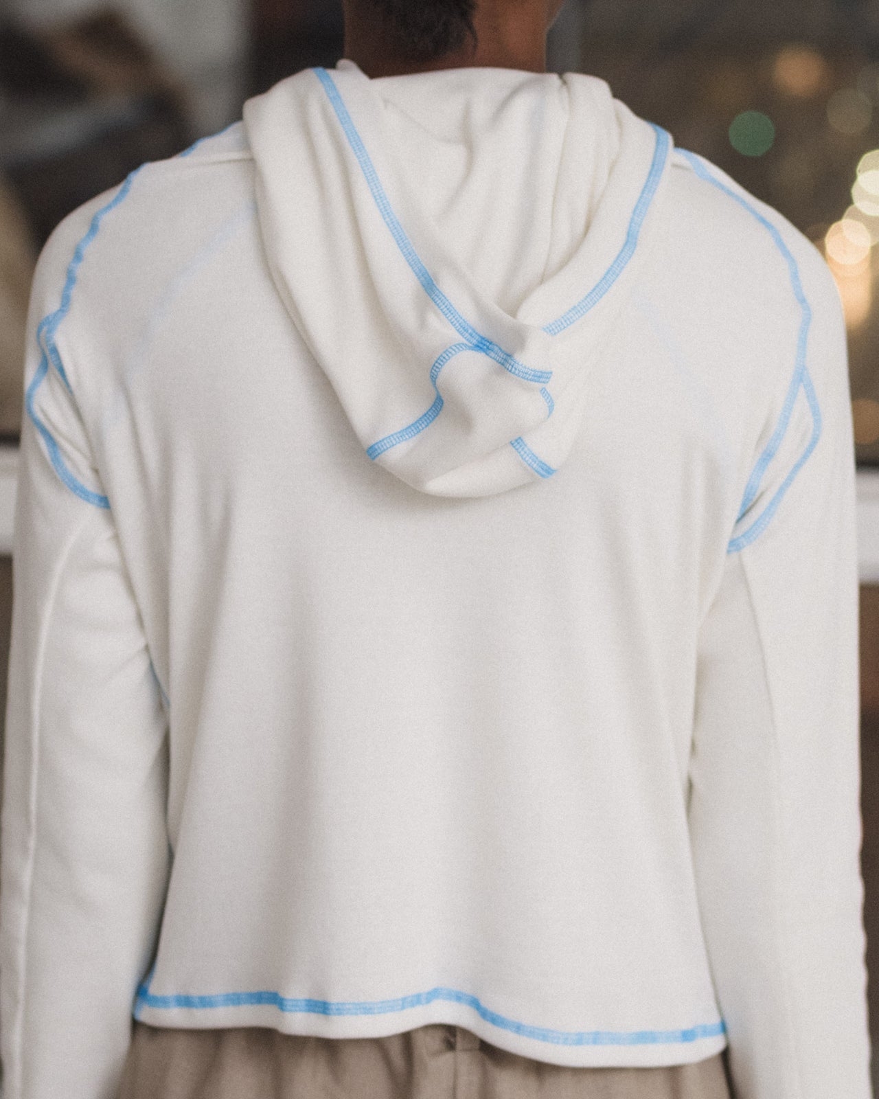 Cast Hoodie - Recycled Cotton - Undyed / Blue