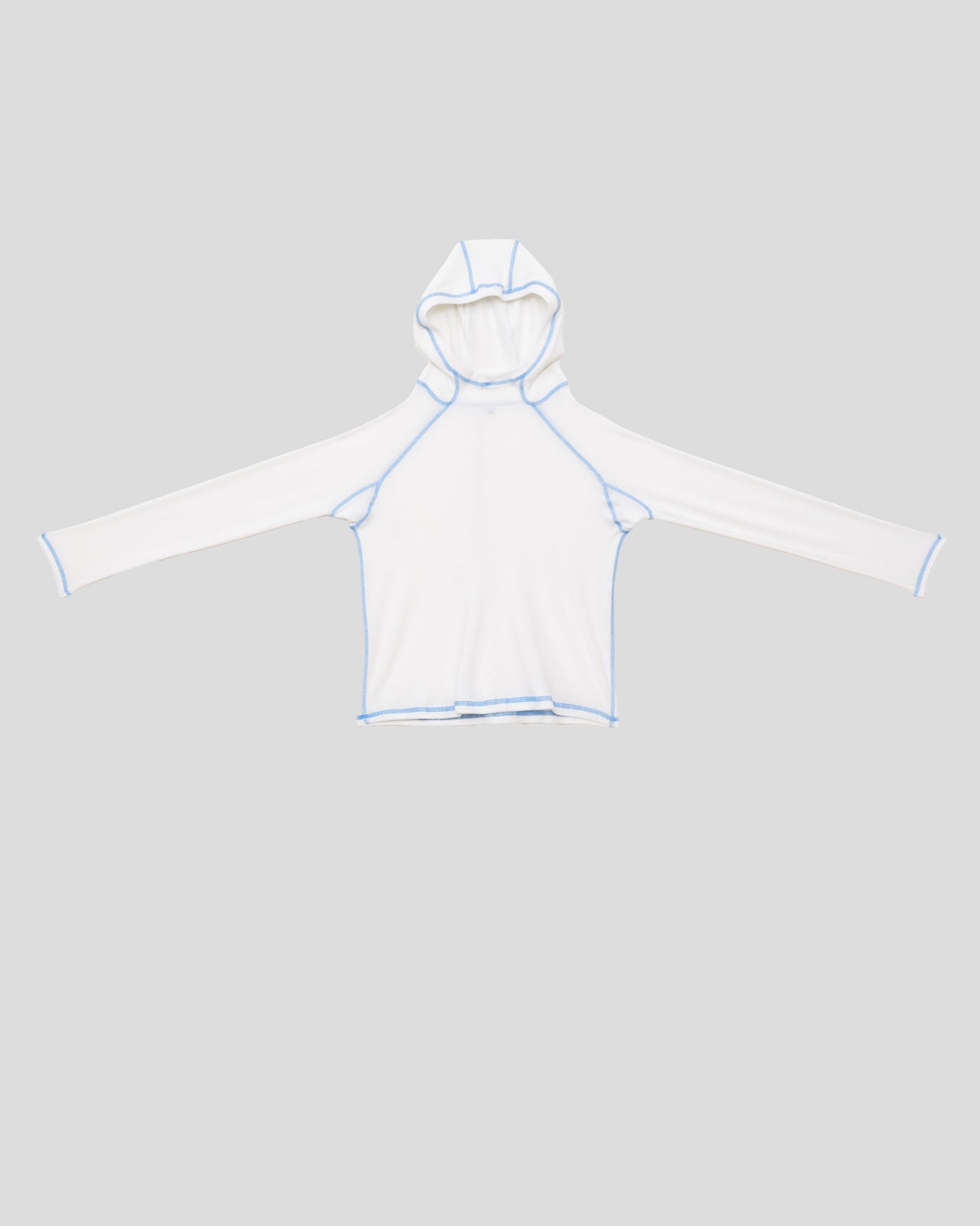 Cast Hoodie - Recycled Cotton - Undyed / Blue