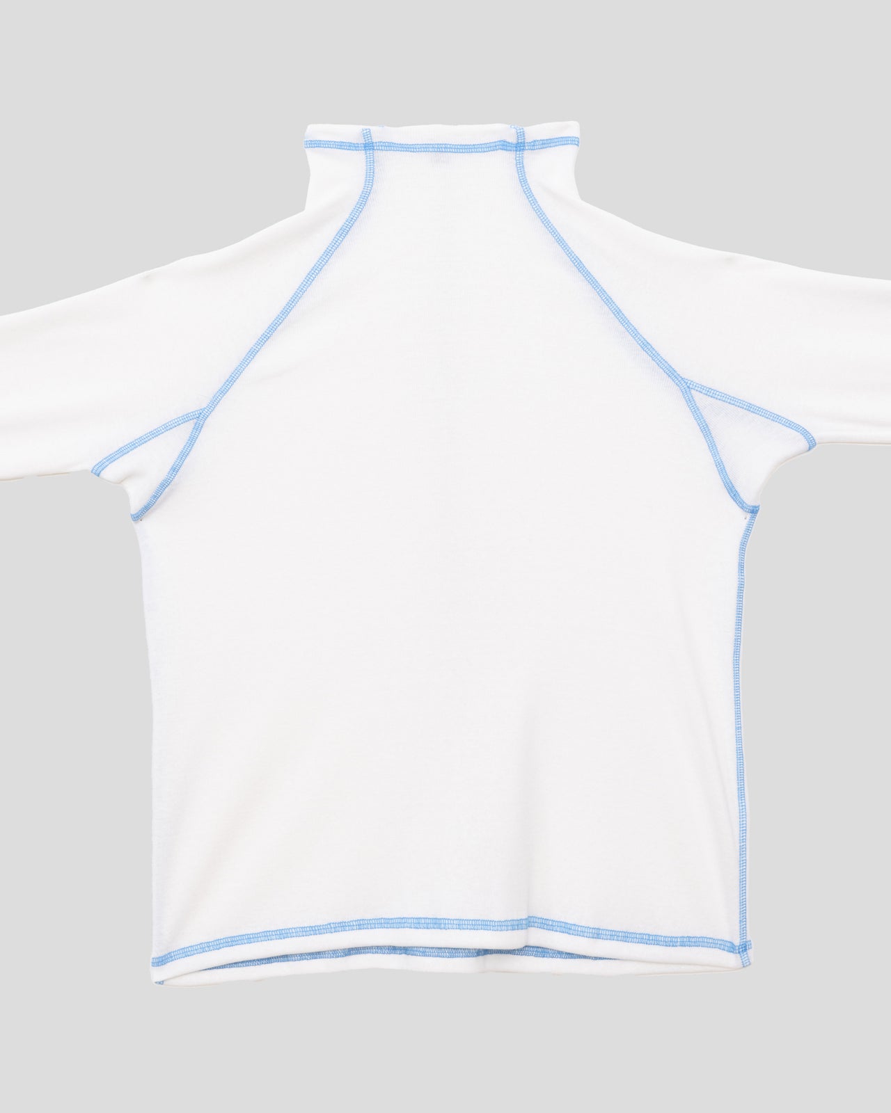 Cast Turtleneck - Recycled Cotton - Undyed / Blue