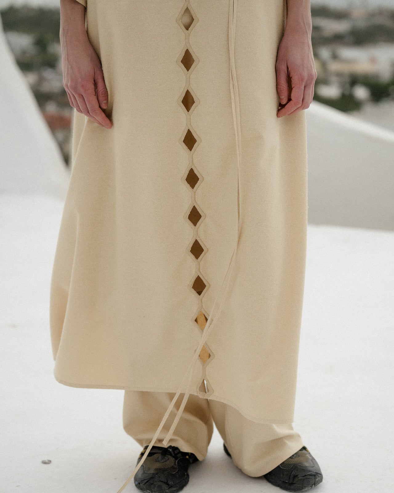 Cessa Ligo Dress - Wild Silk - Tooth White