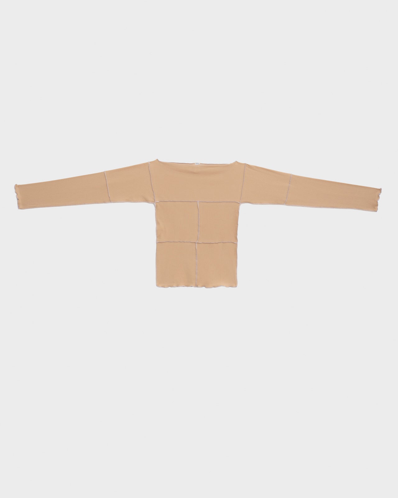 Cinder Long Sleeve Tee - Organic Cotton Rib - Aural / Purple