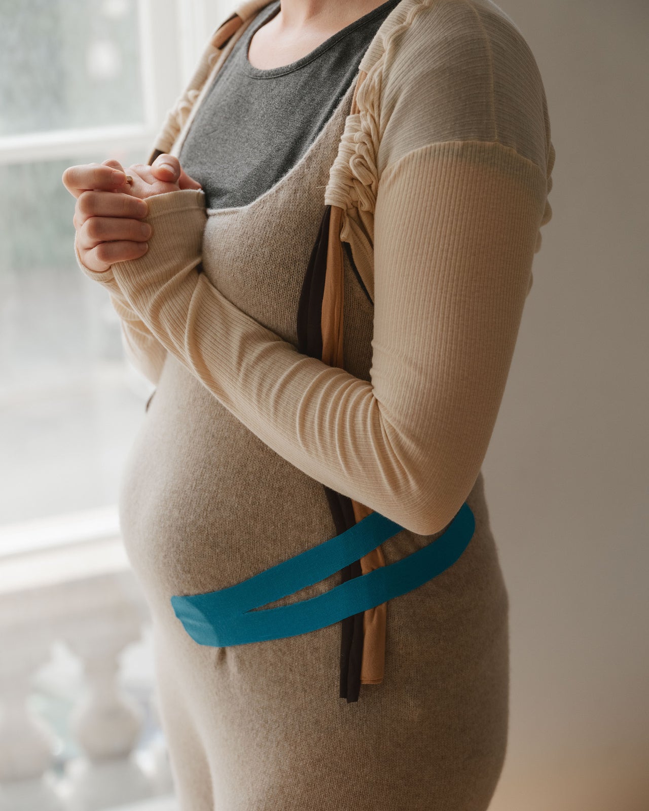 Circ Cardigan - Organic Cotton Rib - Kano Pink