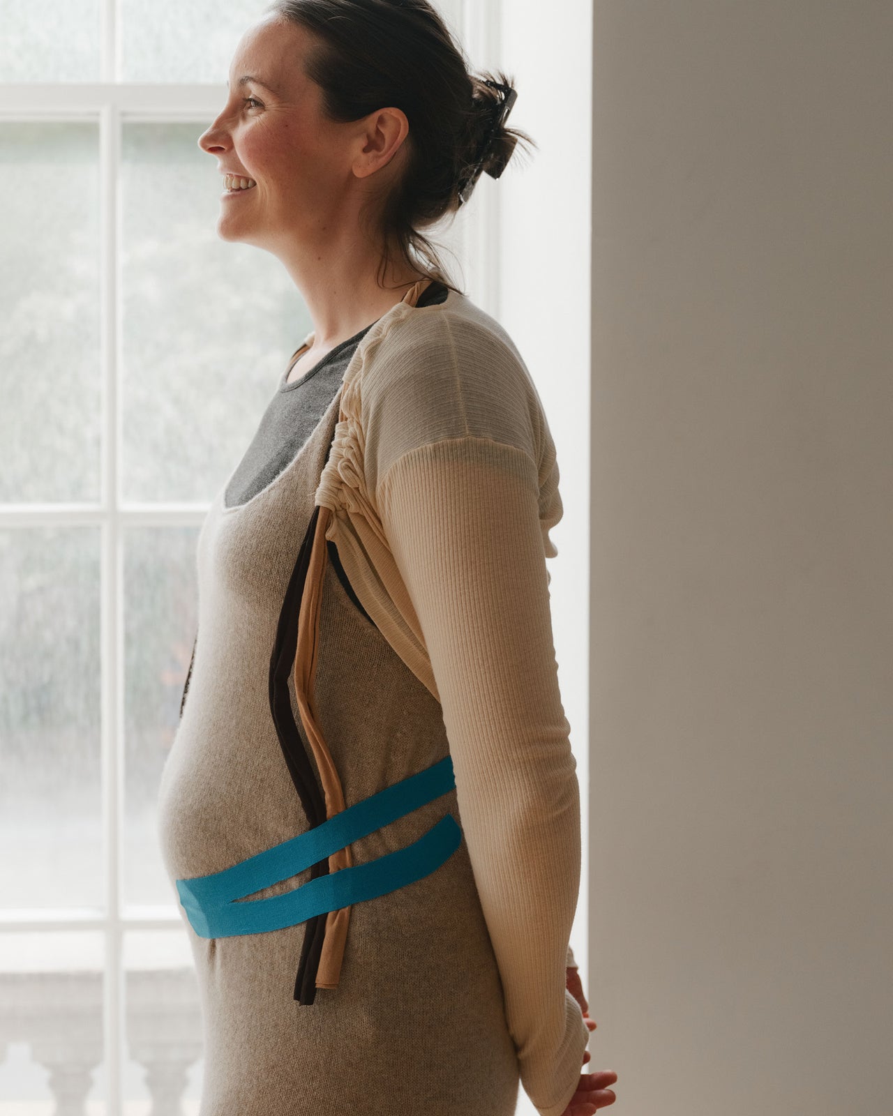 Circ Cardigan - Organic Cotton Rib - Kano Pink