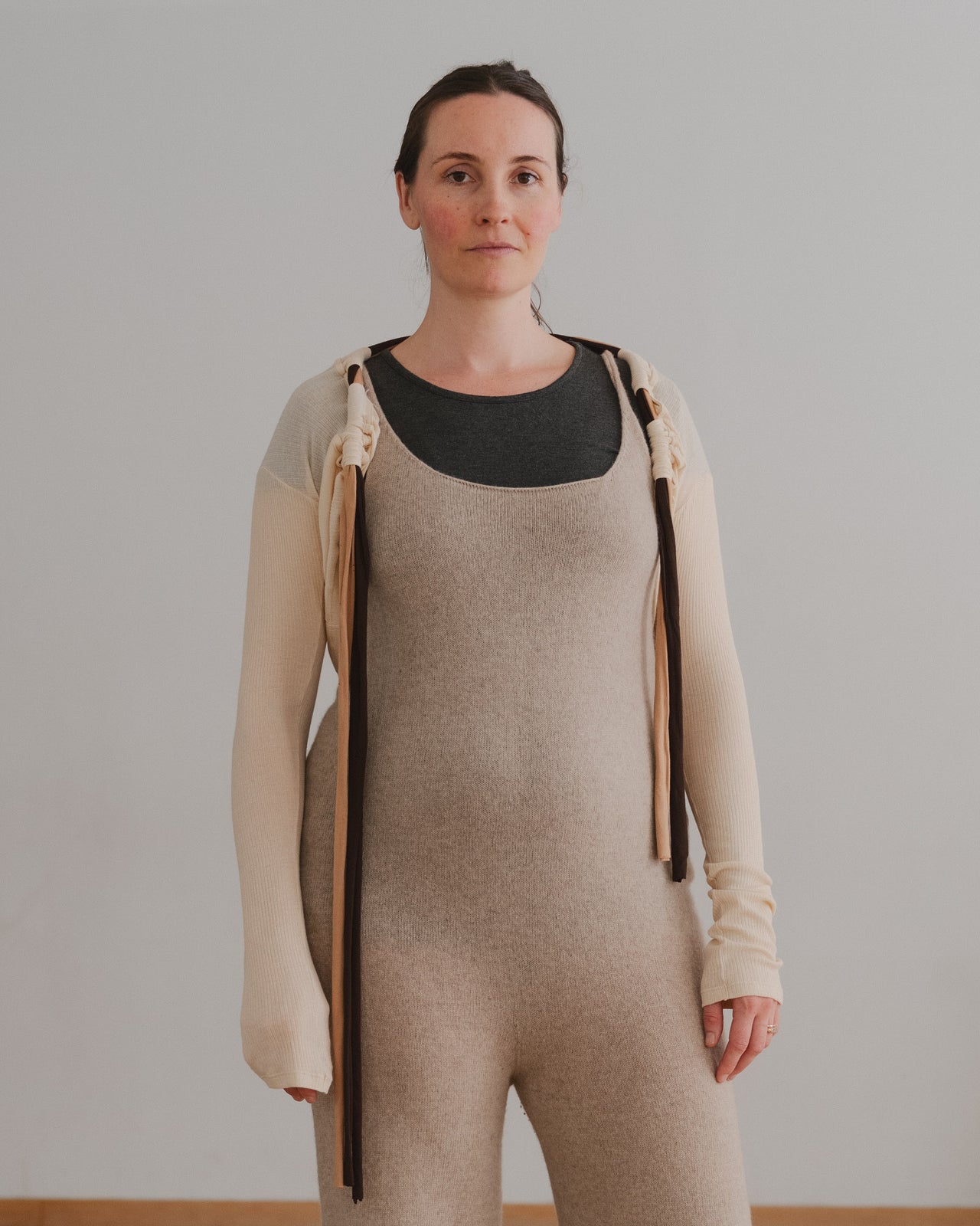 Circ Cardigan - Organic Cotton Rib - Kano Pink