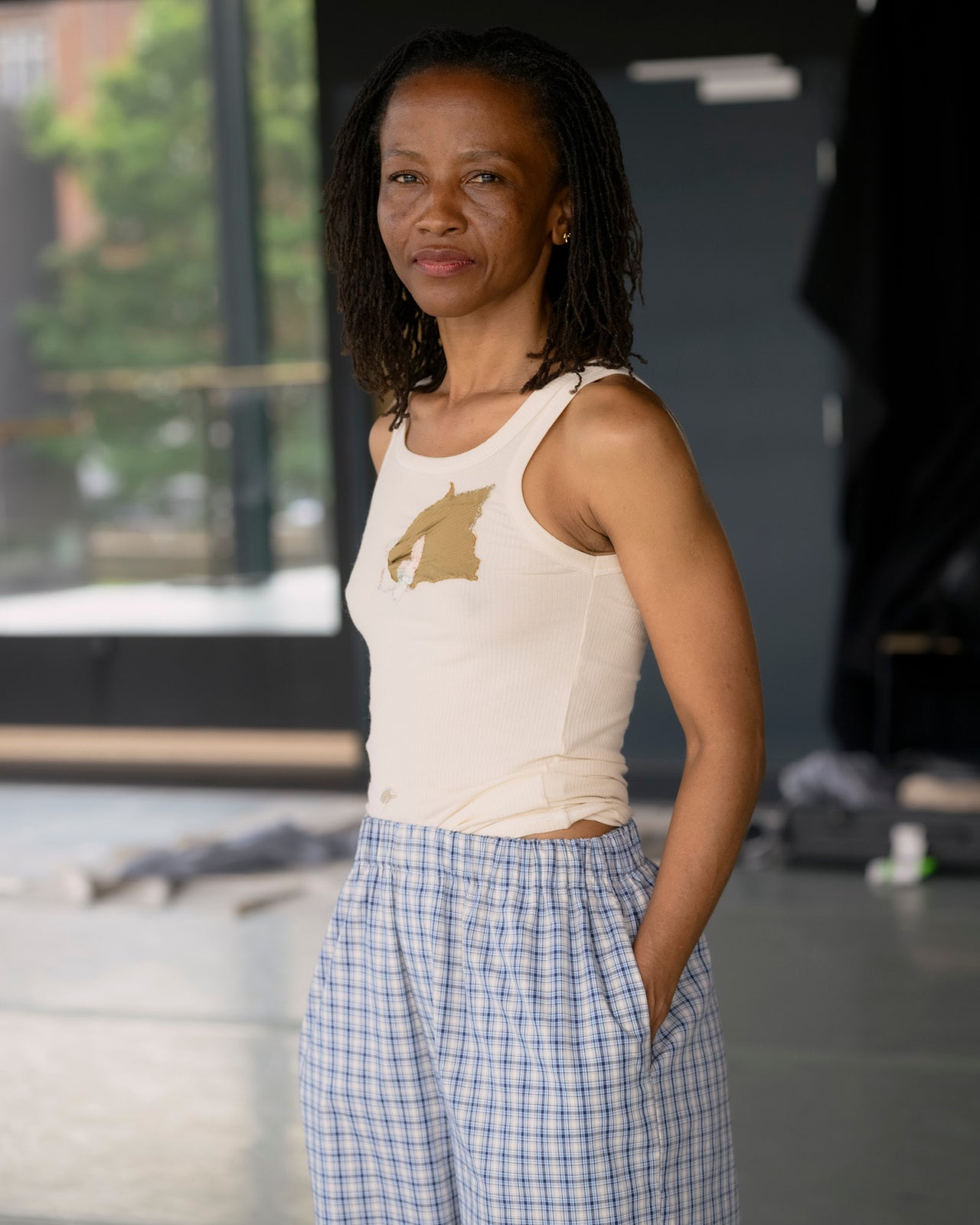 Claude Pants - Organic Cotton - Blue Check