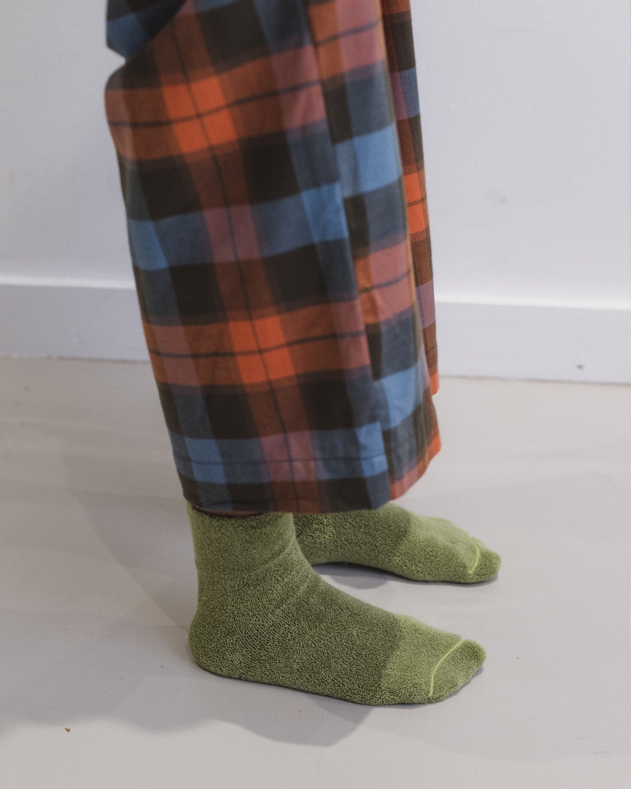 Claude Pants - Organic Cotton Flannel - Frame Plaid