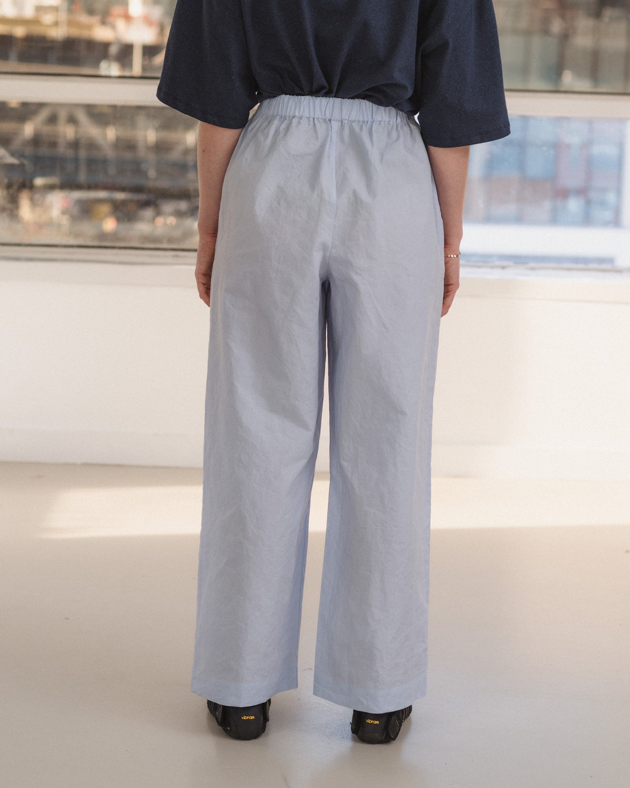 Claude Pants - Technical Cotton - Sax Blue