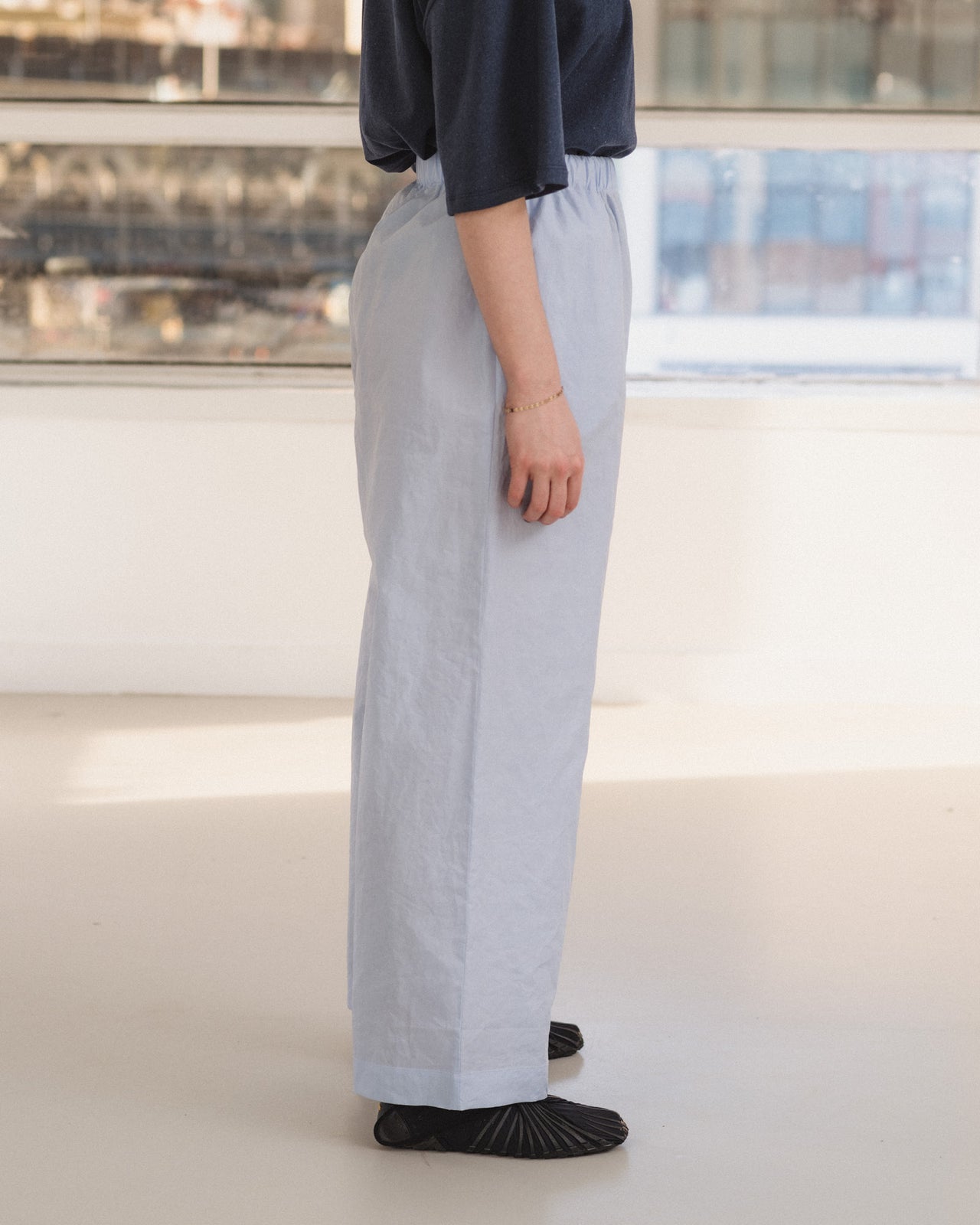 Claude Pants - Technical Cotton - Sax Blue