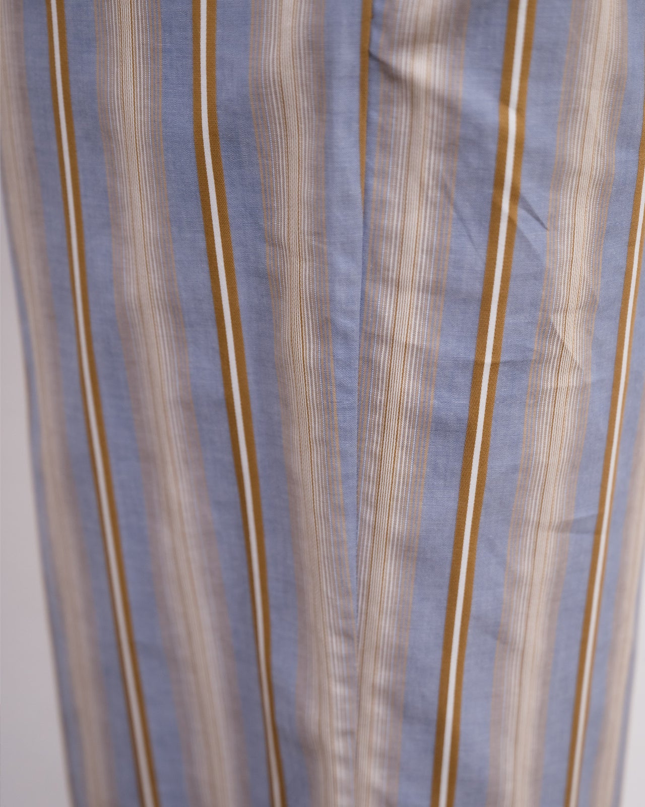 Claude Pants - Organic Cotton Poplin - Grid Stripe