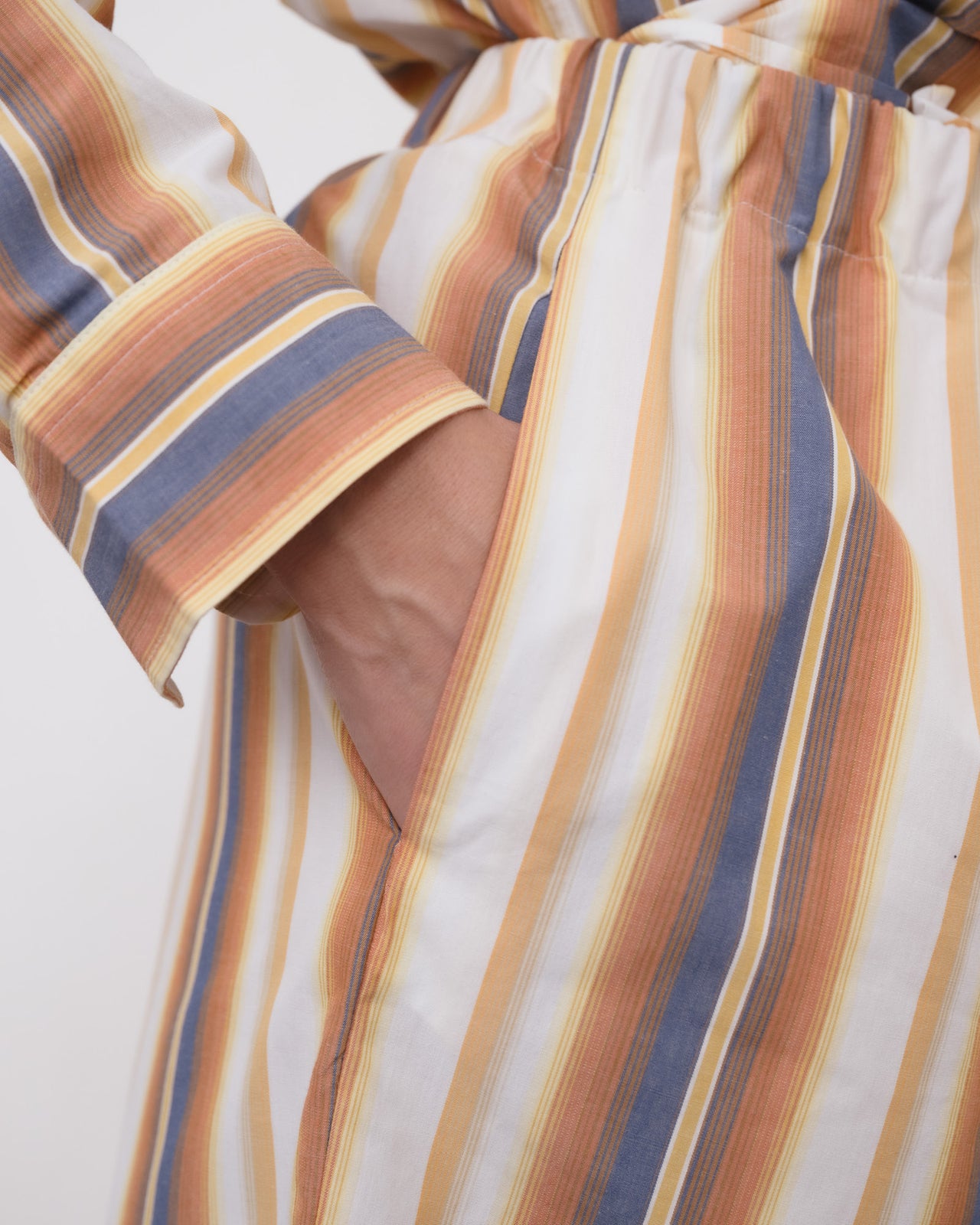 Claude Pants - Organic Cotton Poplin - Roda Stripe