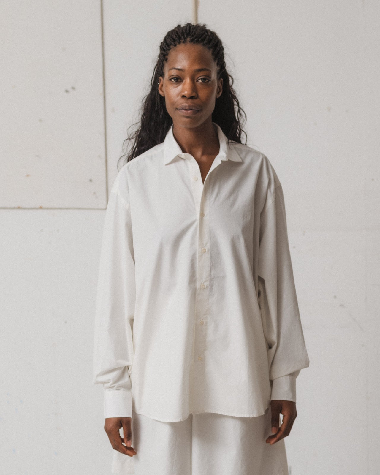 Claude Shirt - Organic Cotton Poplin - Undyed