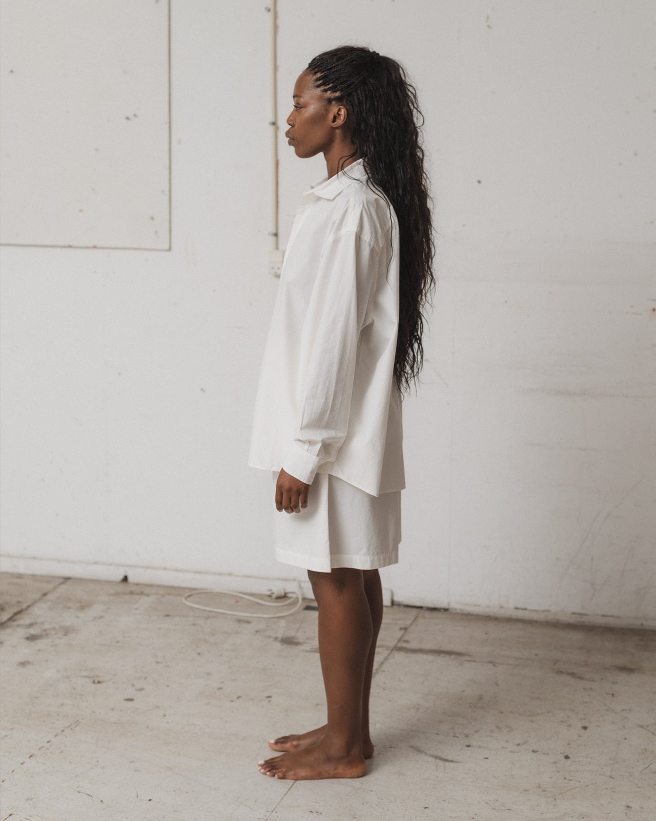 Claude Shirt - Organic Cotton Poplin - Undyed