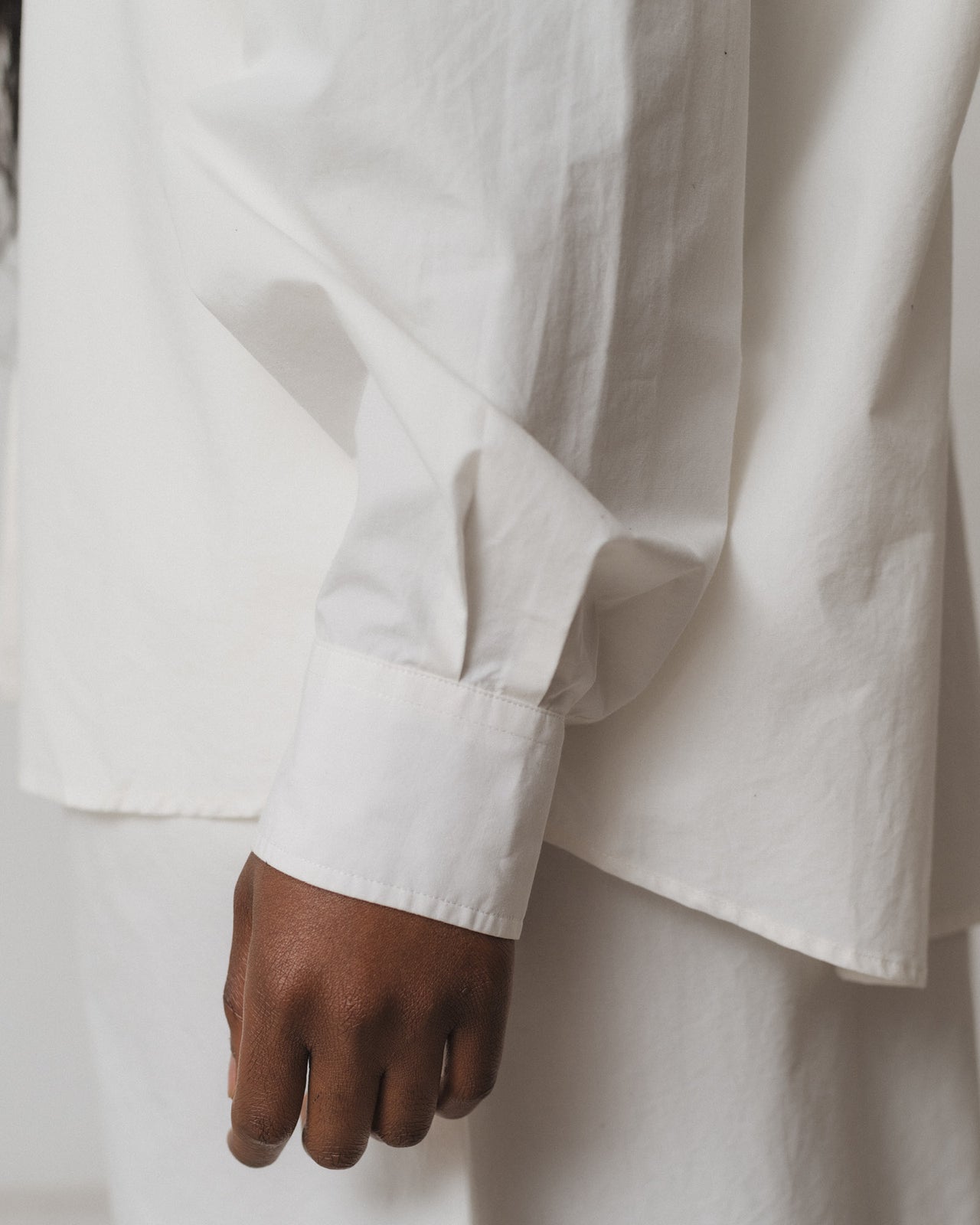 Claude Shirt - Organic Cotton Poplin - Undyed