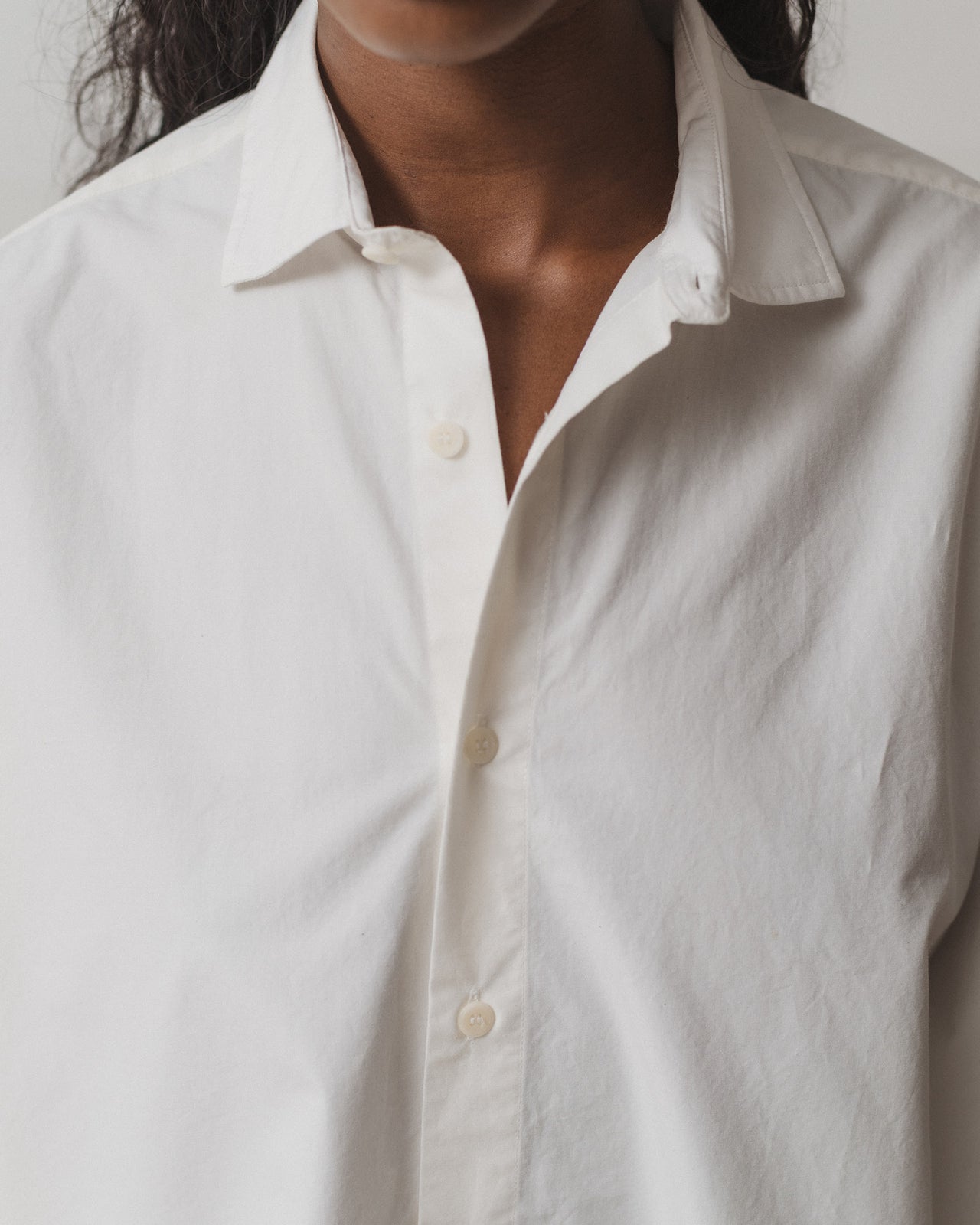 Claude Shirt - Organic Cotton Poplin - Undyed