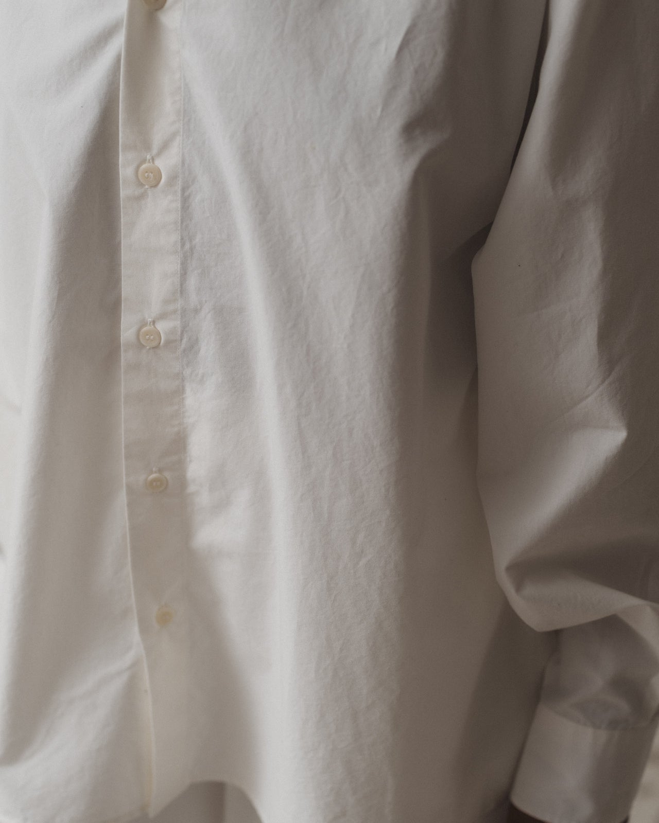 Claude Shirt - Organic Cotton Poplin - Undyed