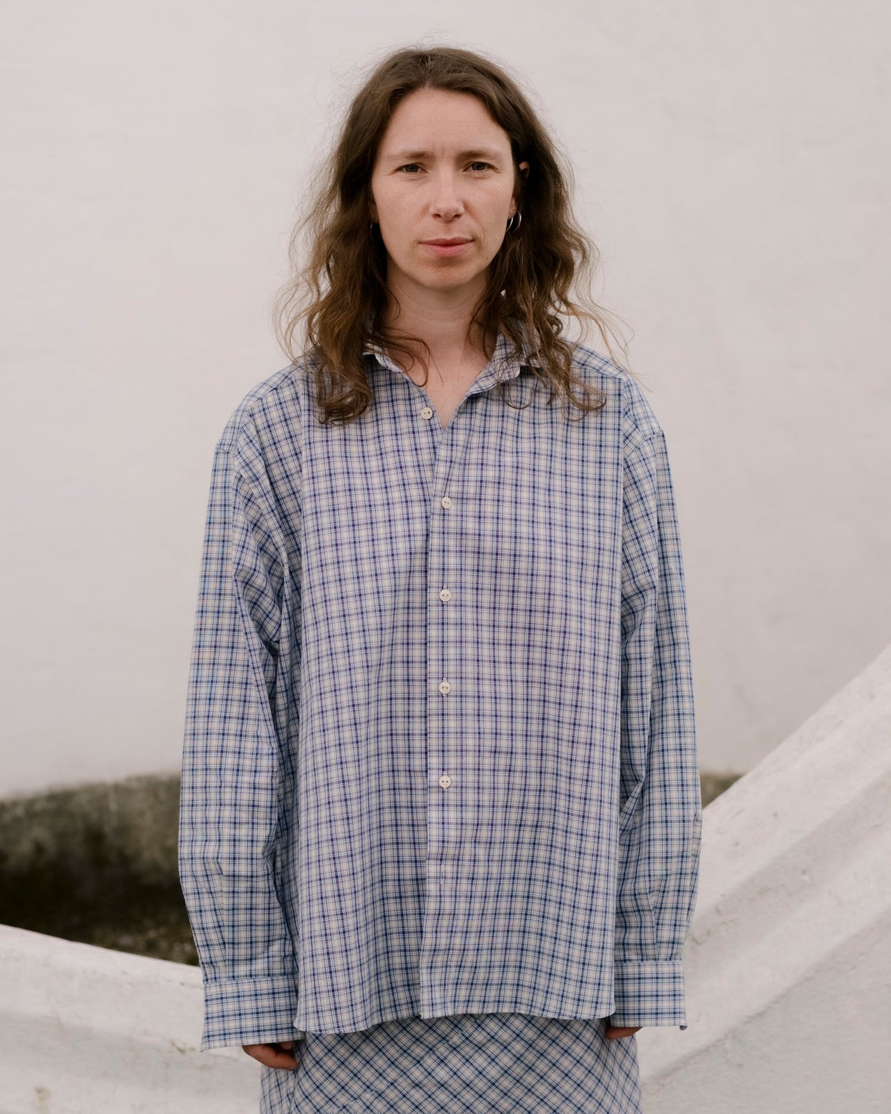 Claude Shirt - Organic Cotton - Blue Check