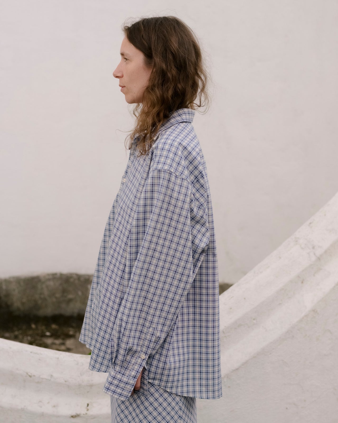 Claude Shirt - Organic Cotton - Blue Check