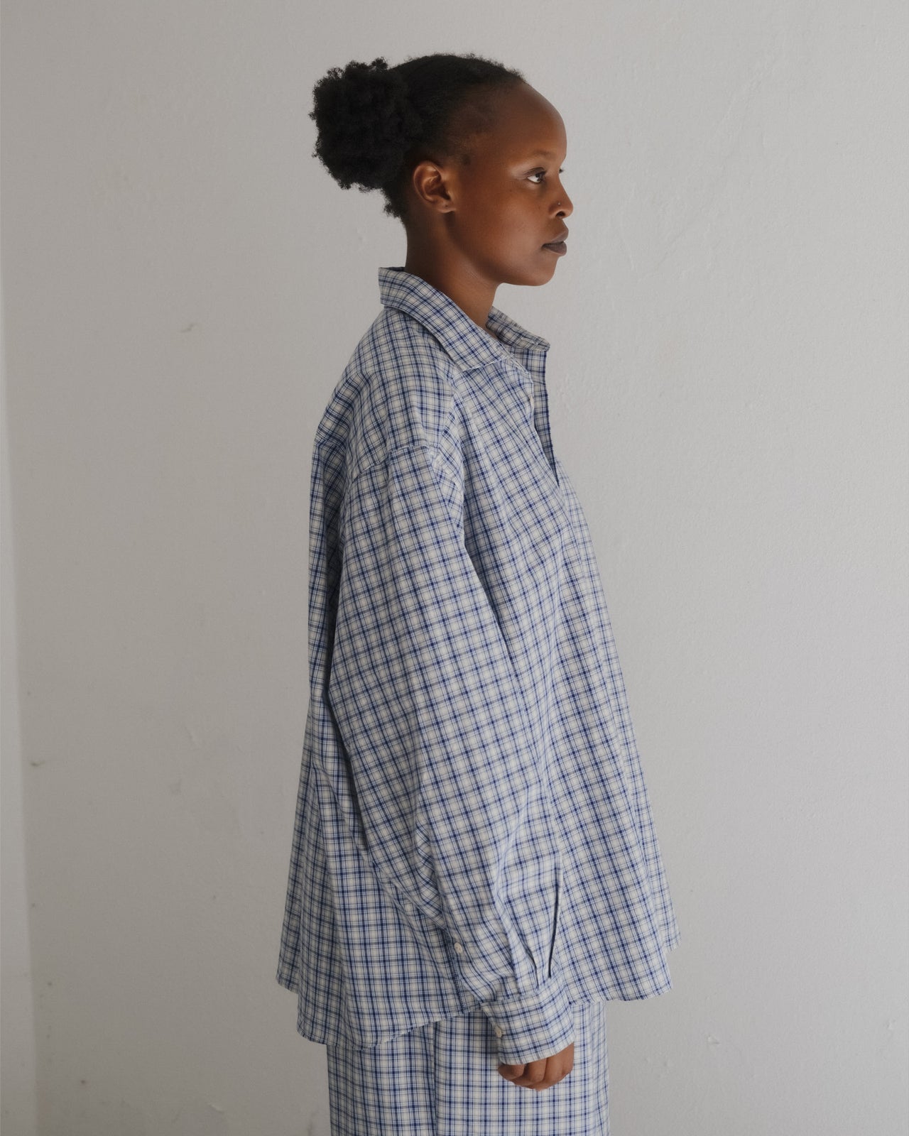 Claude Shirt - Organic Cotton - Blue Check