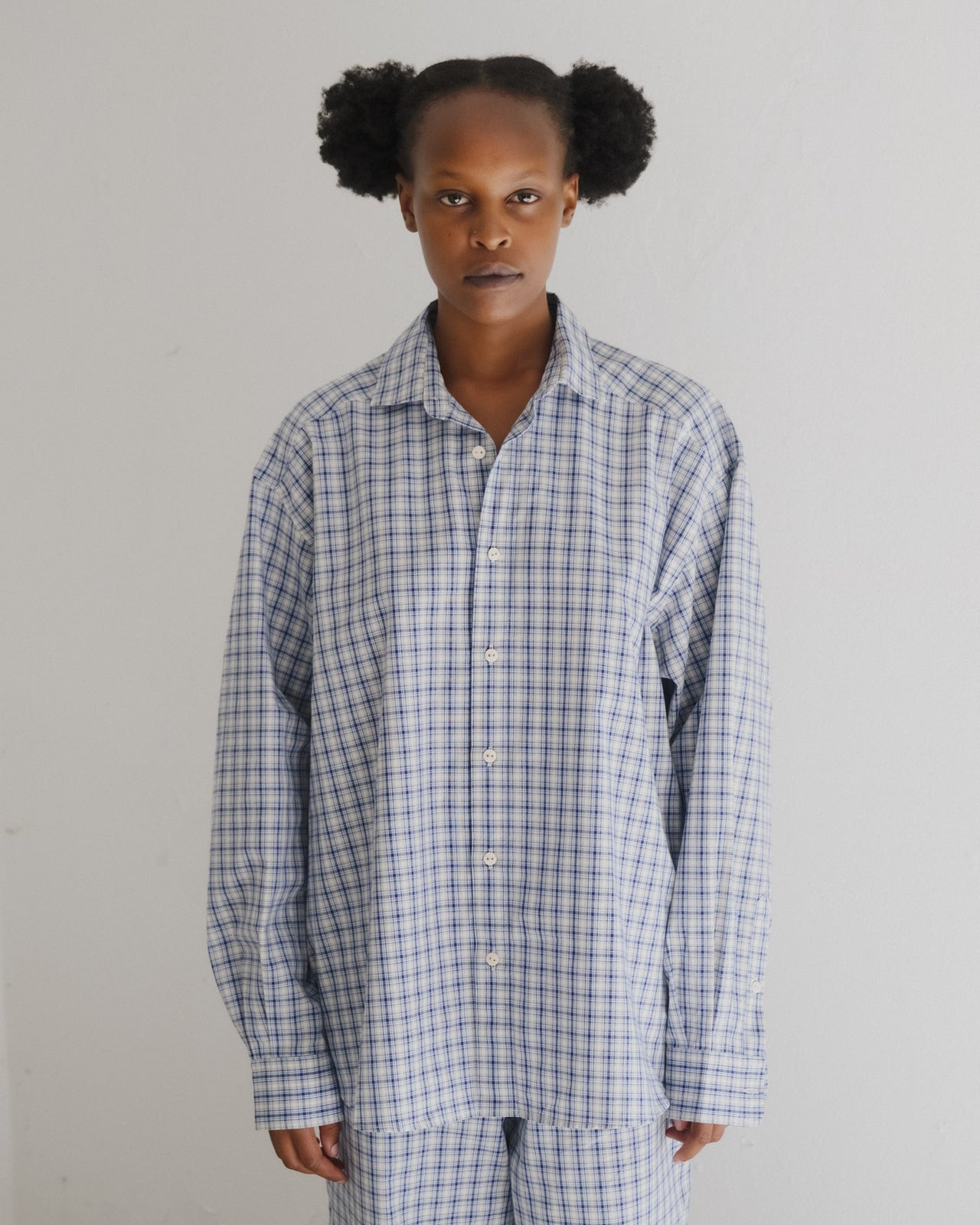 Claude Shirt - Organic Cotton - Blue Check
