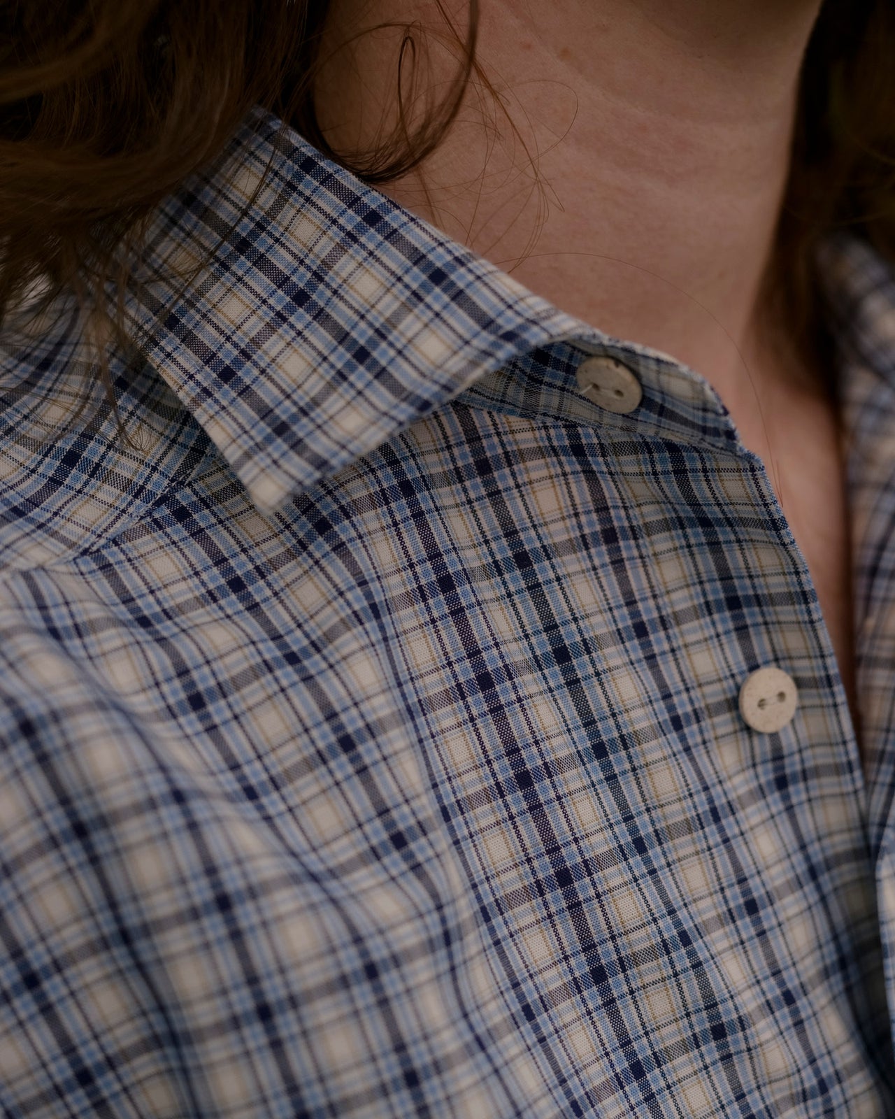Claude Shirt - Organic Cotton - Blue Check