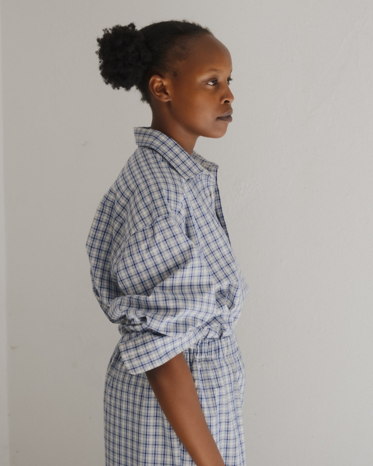 Claude Shirt - Organic Cotton - Blue Check