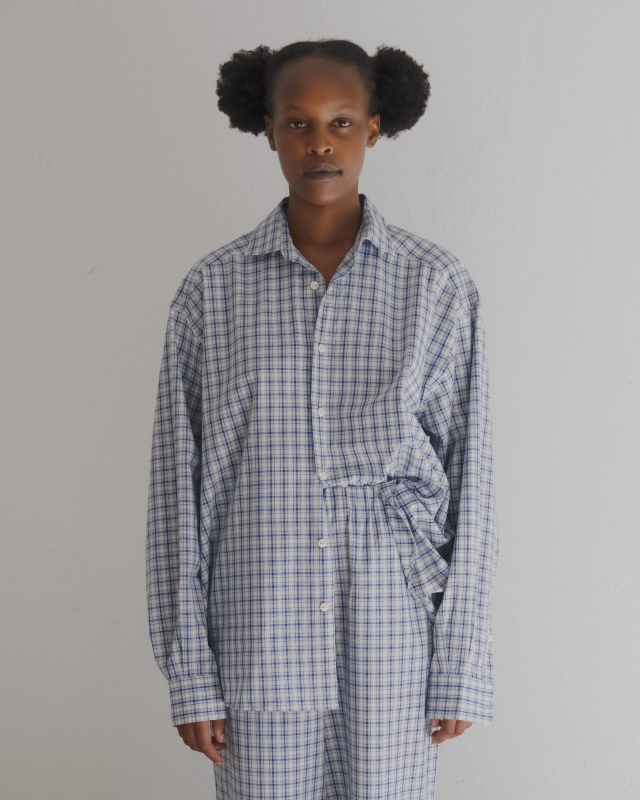 Claude Shirt - Organic Cotton - Blue Check