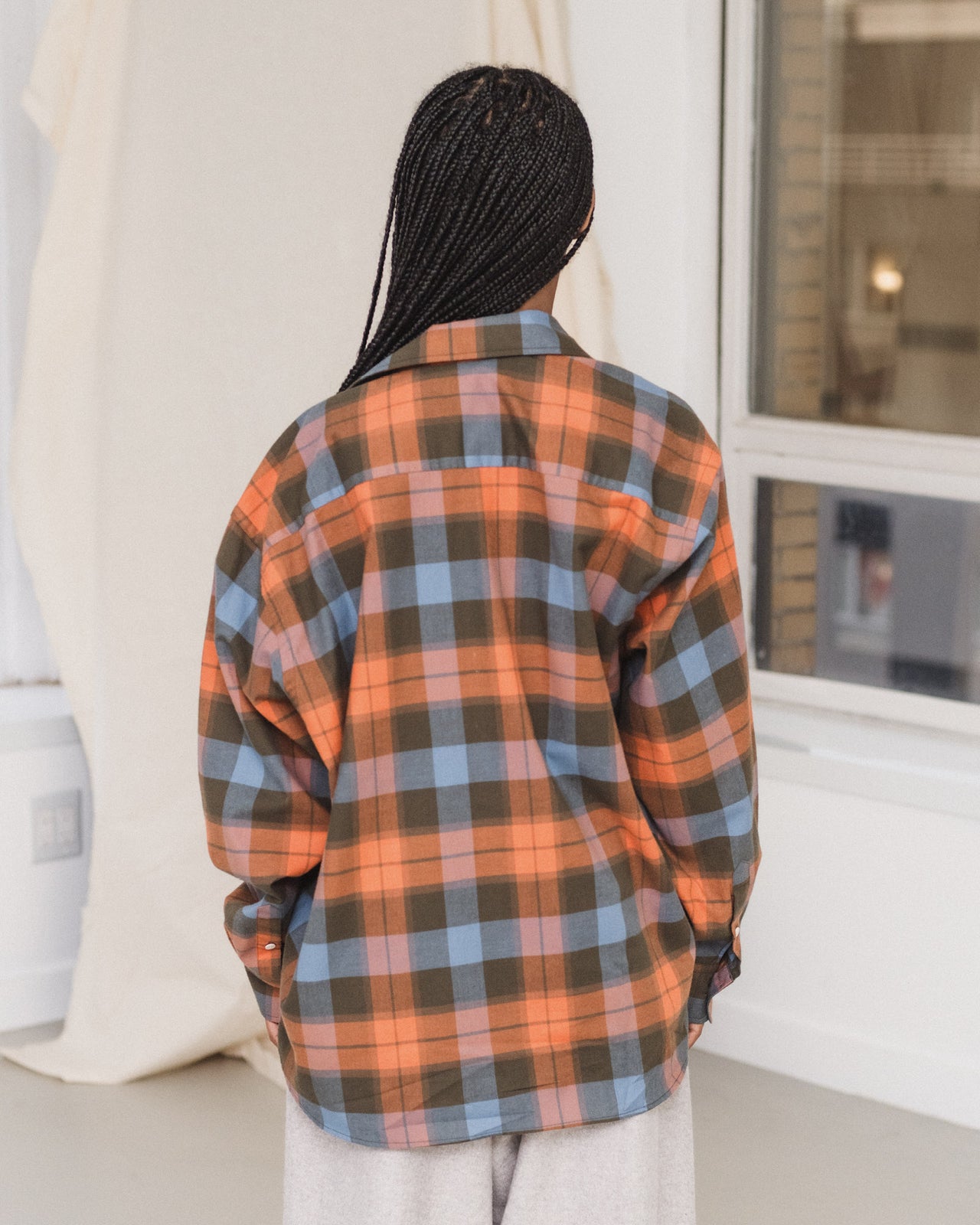 Claude Shirt - Organic Cotton Flannel - Frame Plaid