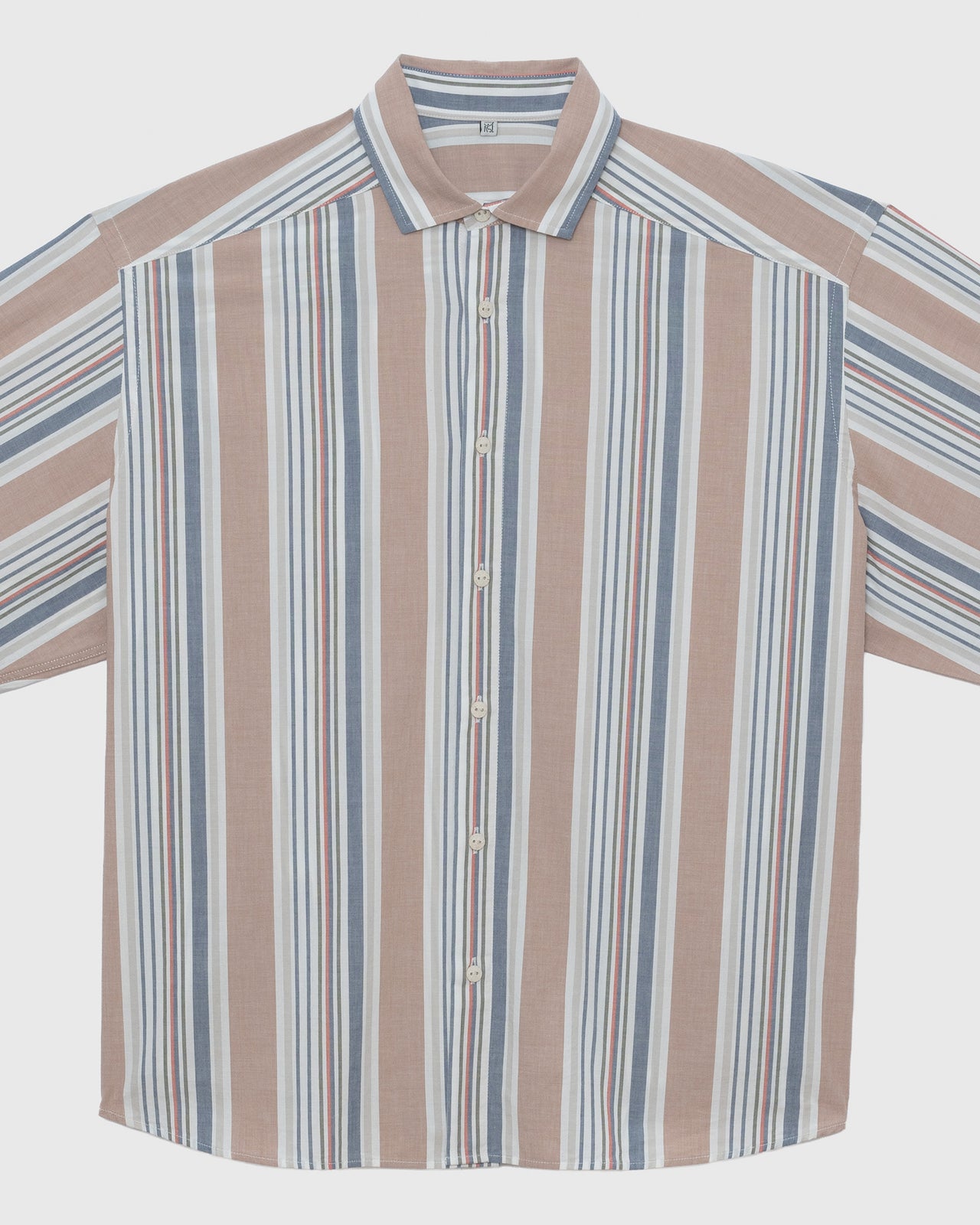 Claude Shirt - Organic Cotton Poplin - Martinique Brick