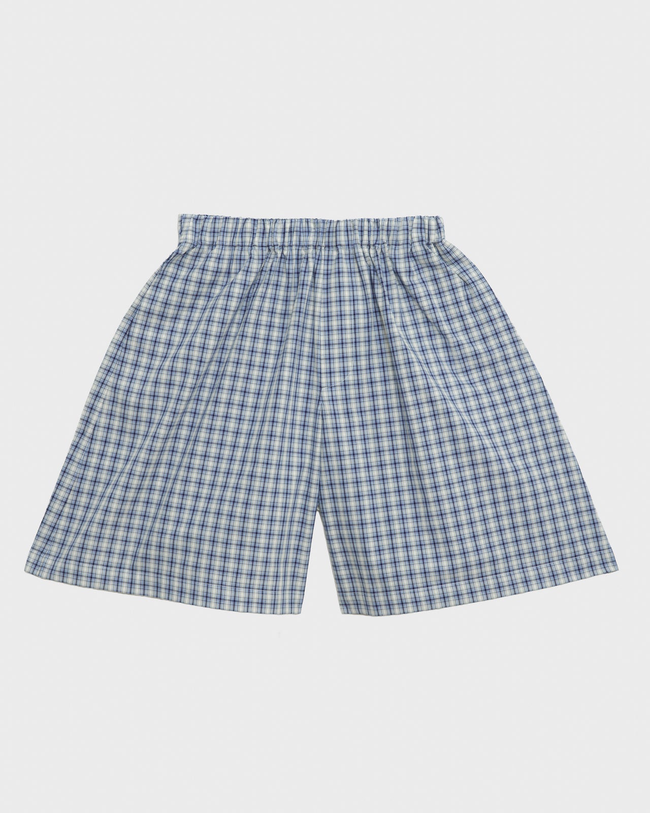 Claude Shorts - Organic Cotton - Blue Check