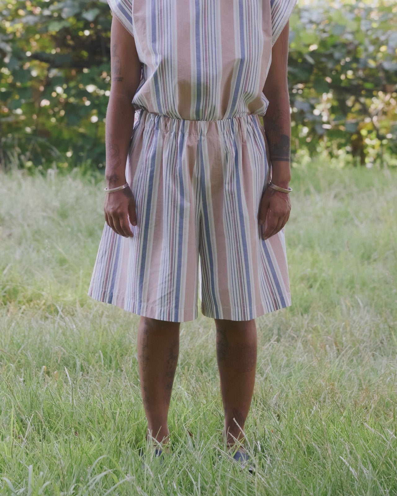 Claude Shorts - Organic Cotton Poplin - Martinique Brick