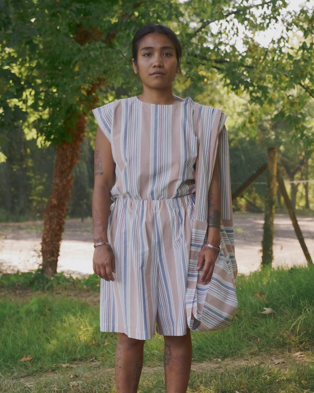 Claude Shorts - Organic Cotton Poplin - Martinique Brick