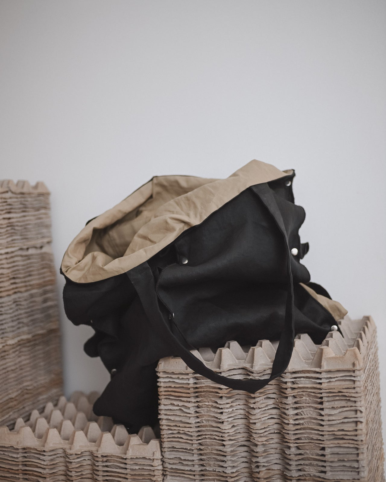 Clavo Bag - Technical Cotton - Black / Khaki