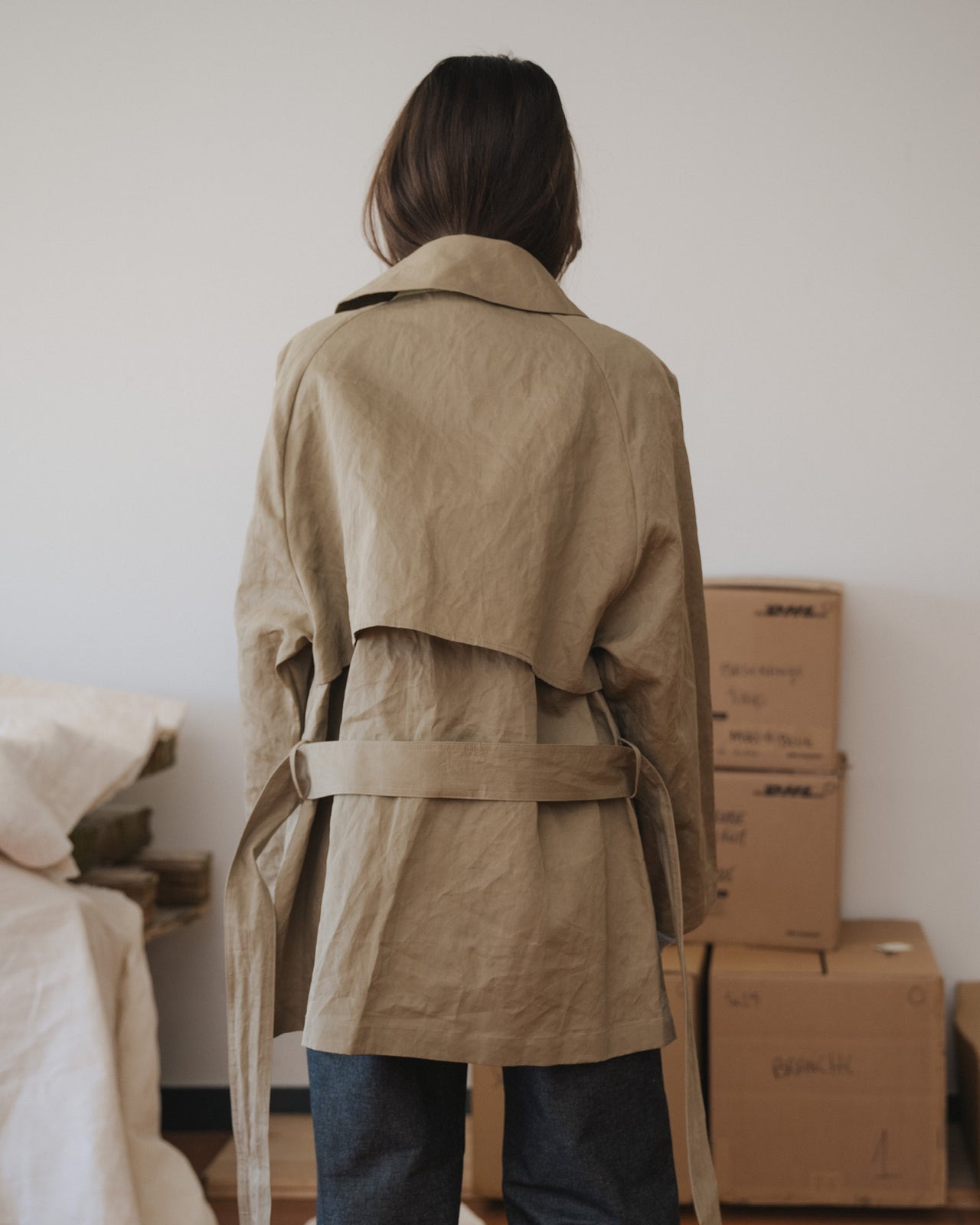 Clavo Coat - Technical Cotton - Khaki