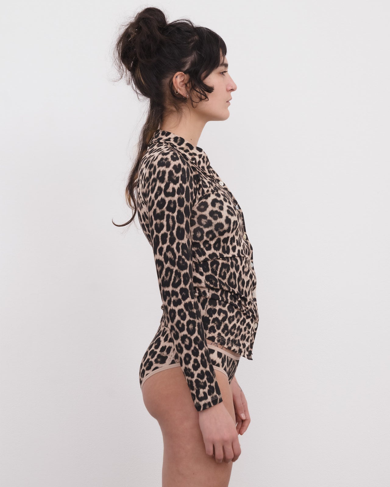 Cosme Shirt - Circulose Jersey - Leopard