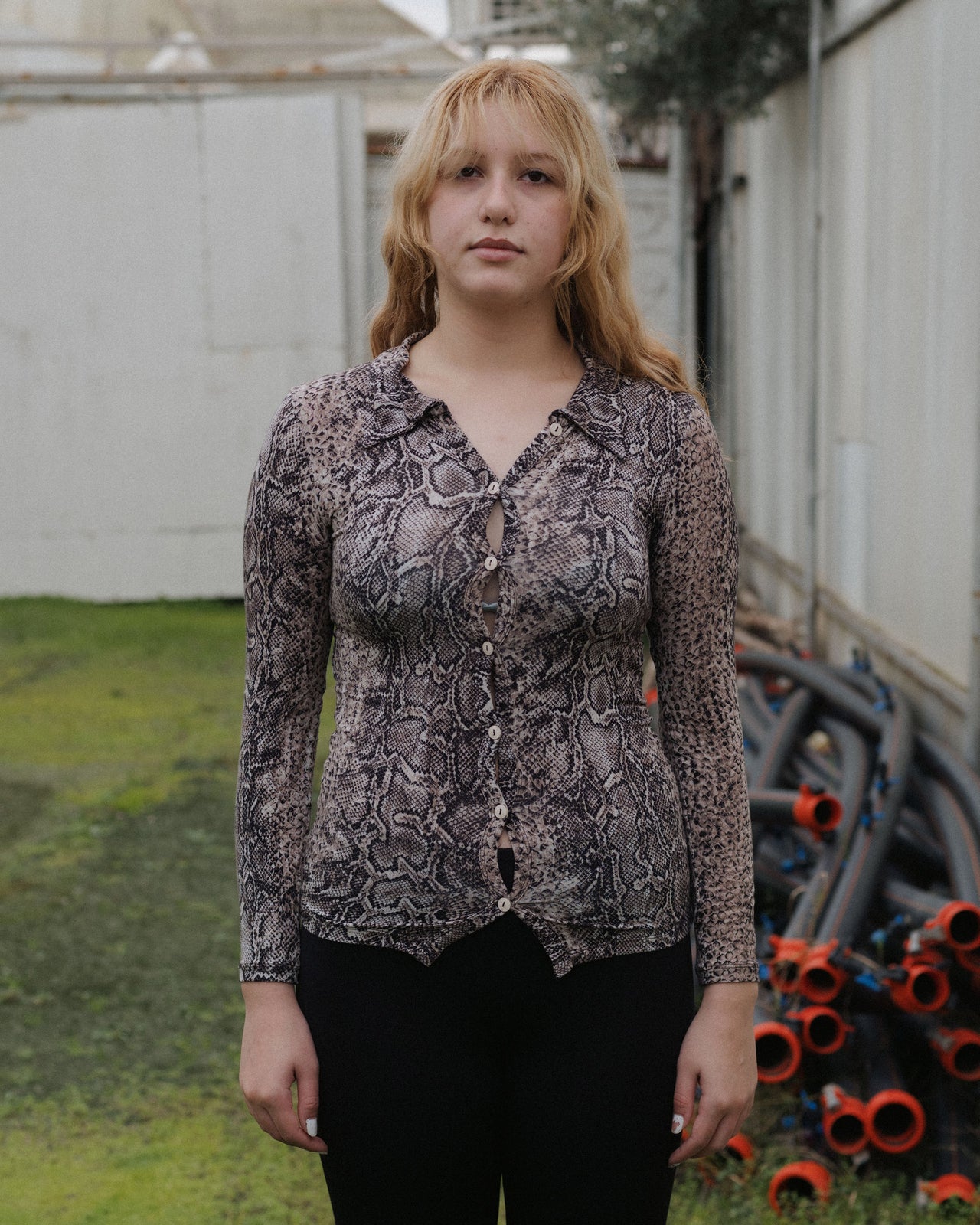 Cosme Shirt - Circulose Jersey - Snake