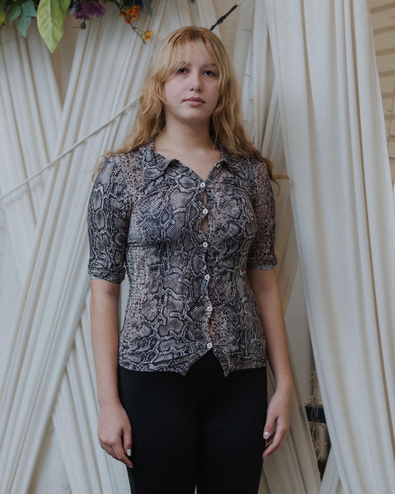 Cosme Shirt - Circulose Jersey - Snake