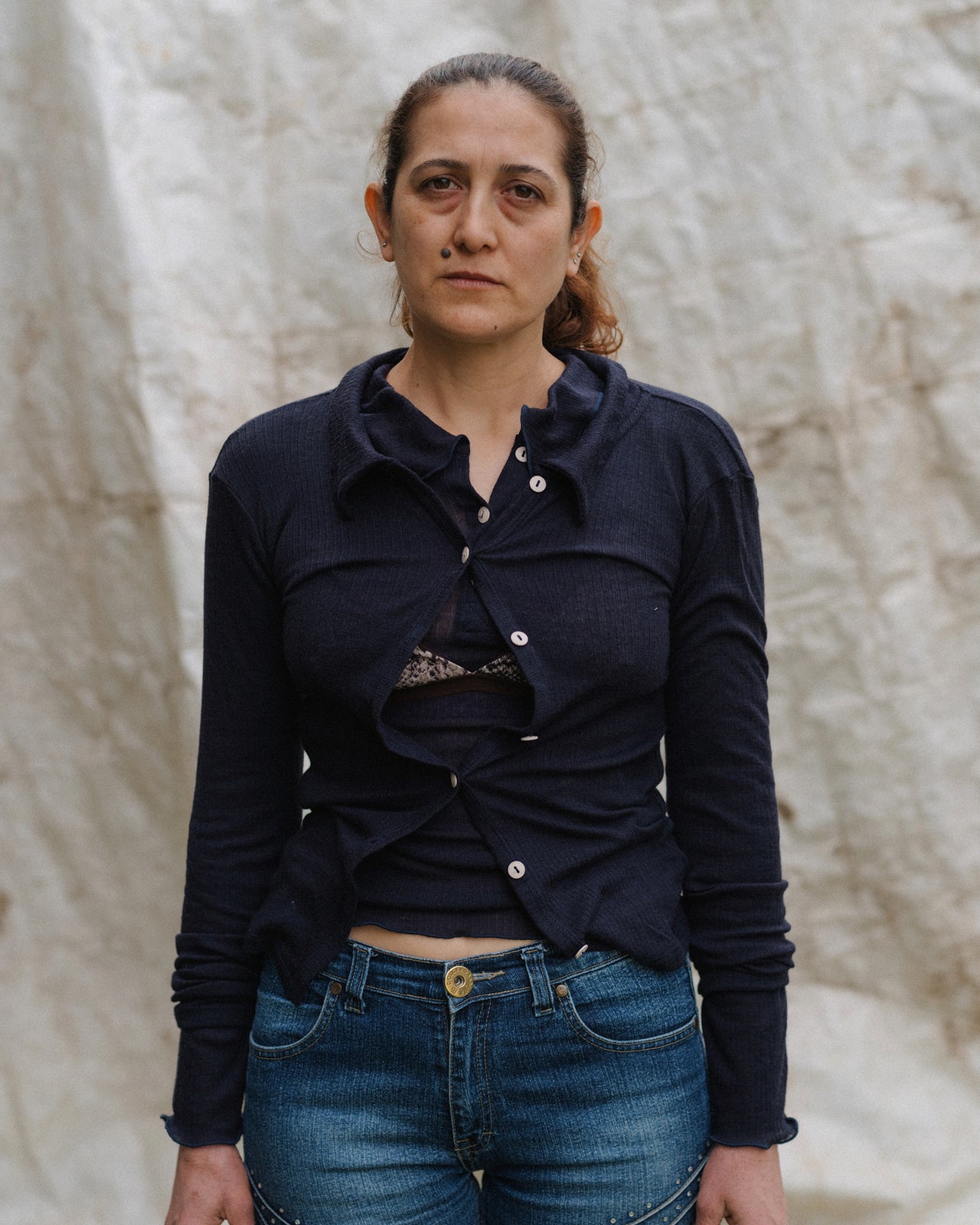 Cosme Shirt - Fine Wool Rib - Murano Navy