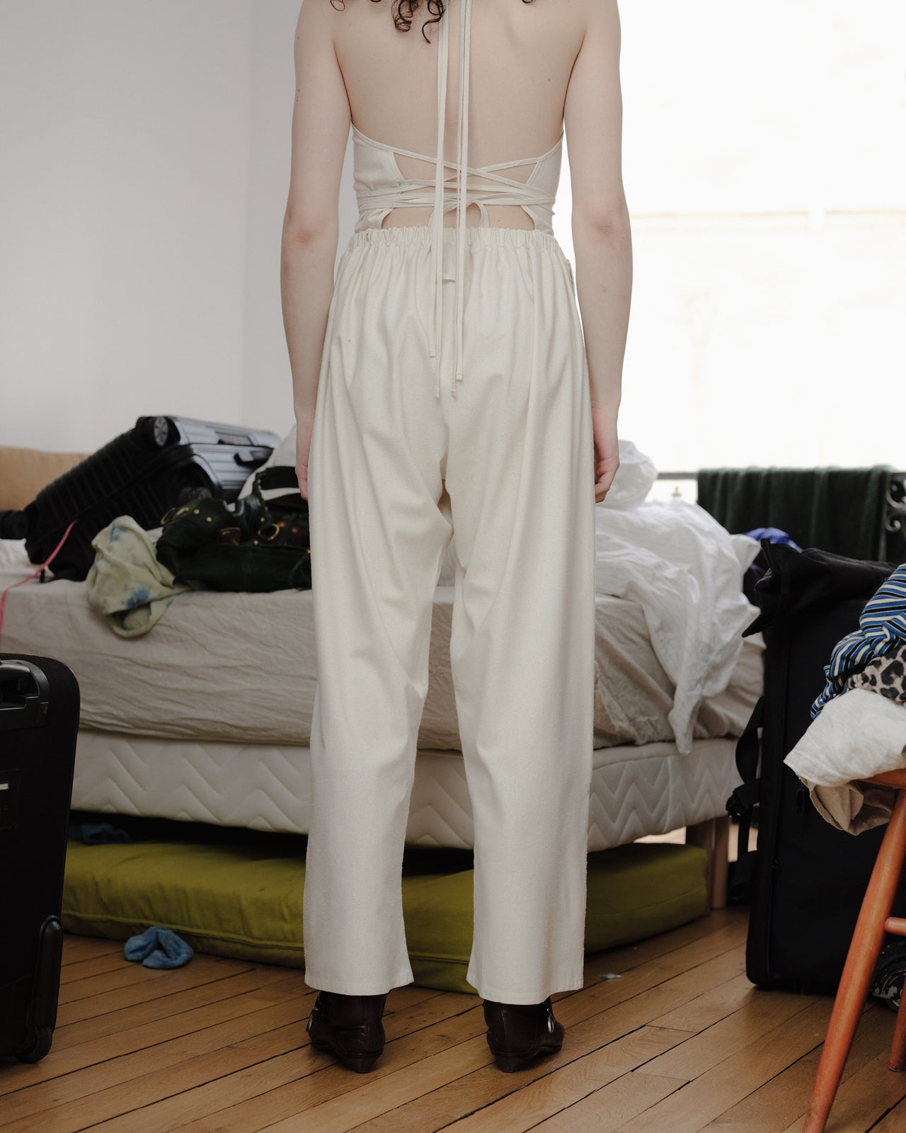 Cravat Pants - Wild Silk - Undyed