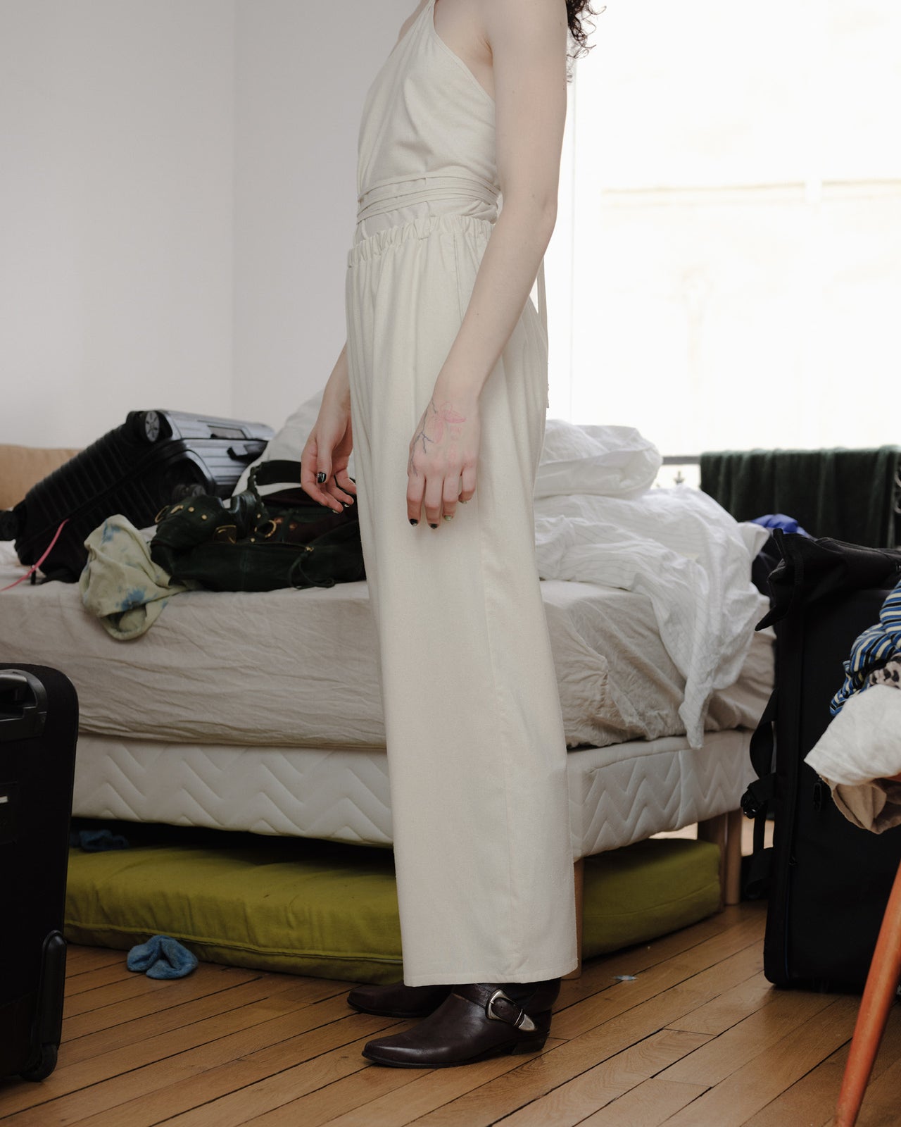 Cravat Pants - Wild Silk - Undyed