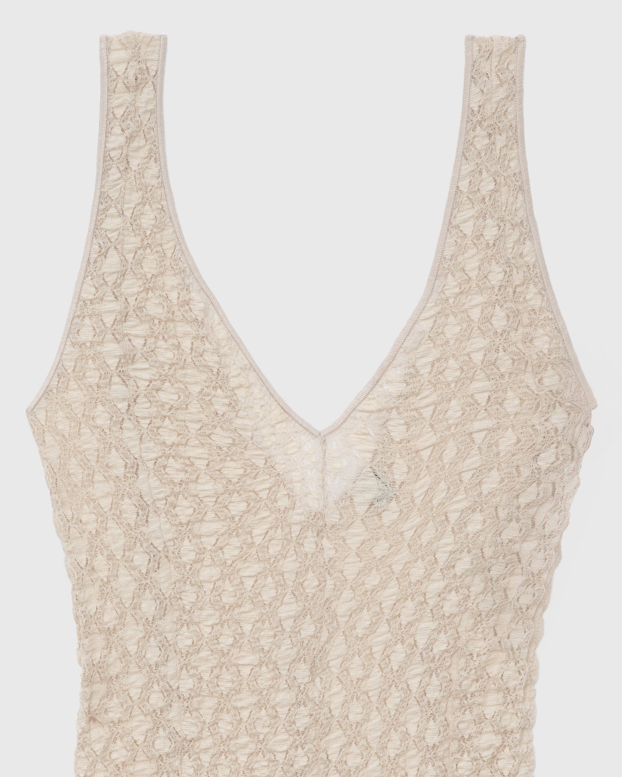 Crescent Body - Organic Cotton Lace - Undyed