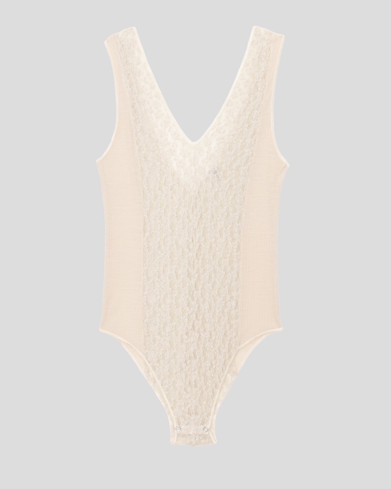 Crescent Body - Lace & Wool - Undyed