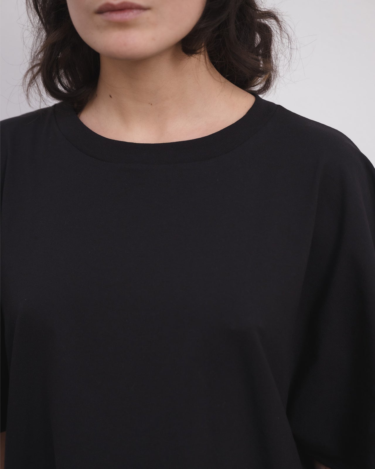 Cycle Tee Shirt - Regenerative Cotton Jersey - Black